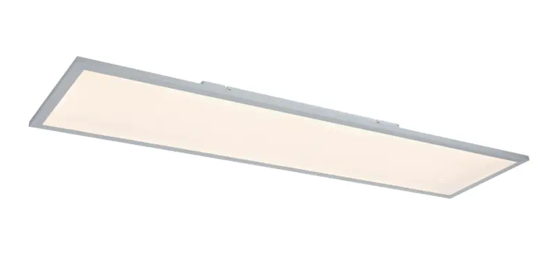 LED-Deckenleuchte Cornelius Silberfarben/Wei&szlig; max. 36 Watt Deckenlampe