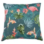 XXXLutz Lauterach - Ihr M&ouml;belhaus bei Bregenz Outdoor-Kissen in Blau, Gr&uuml;n, Pink Floral 48/48 cm