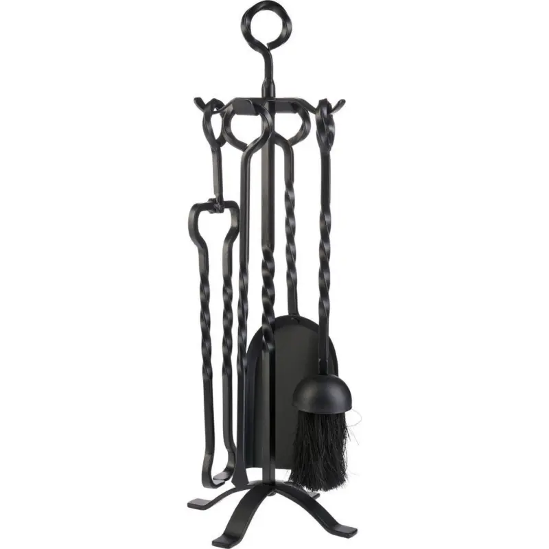 Kaminbesteck 18/51/18 cm Metall