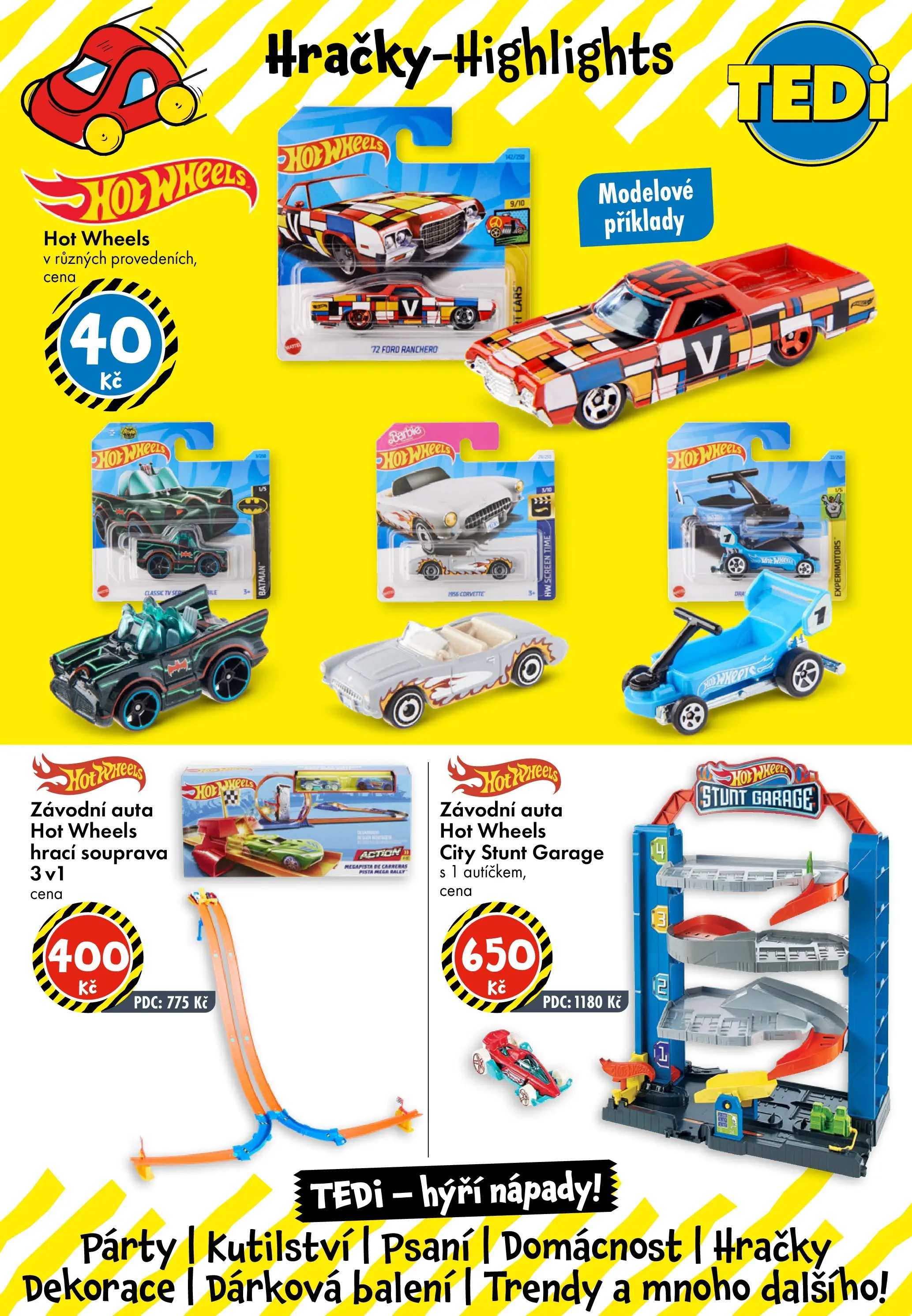 TEDi leták do 31.07.2026 od 25.07.2026 - akční nabídka | Strana: 2 | Produkty: Hračky, Hot Wheels, Barbie, Dekorace