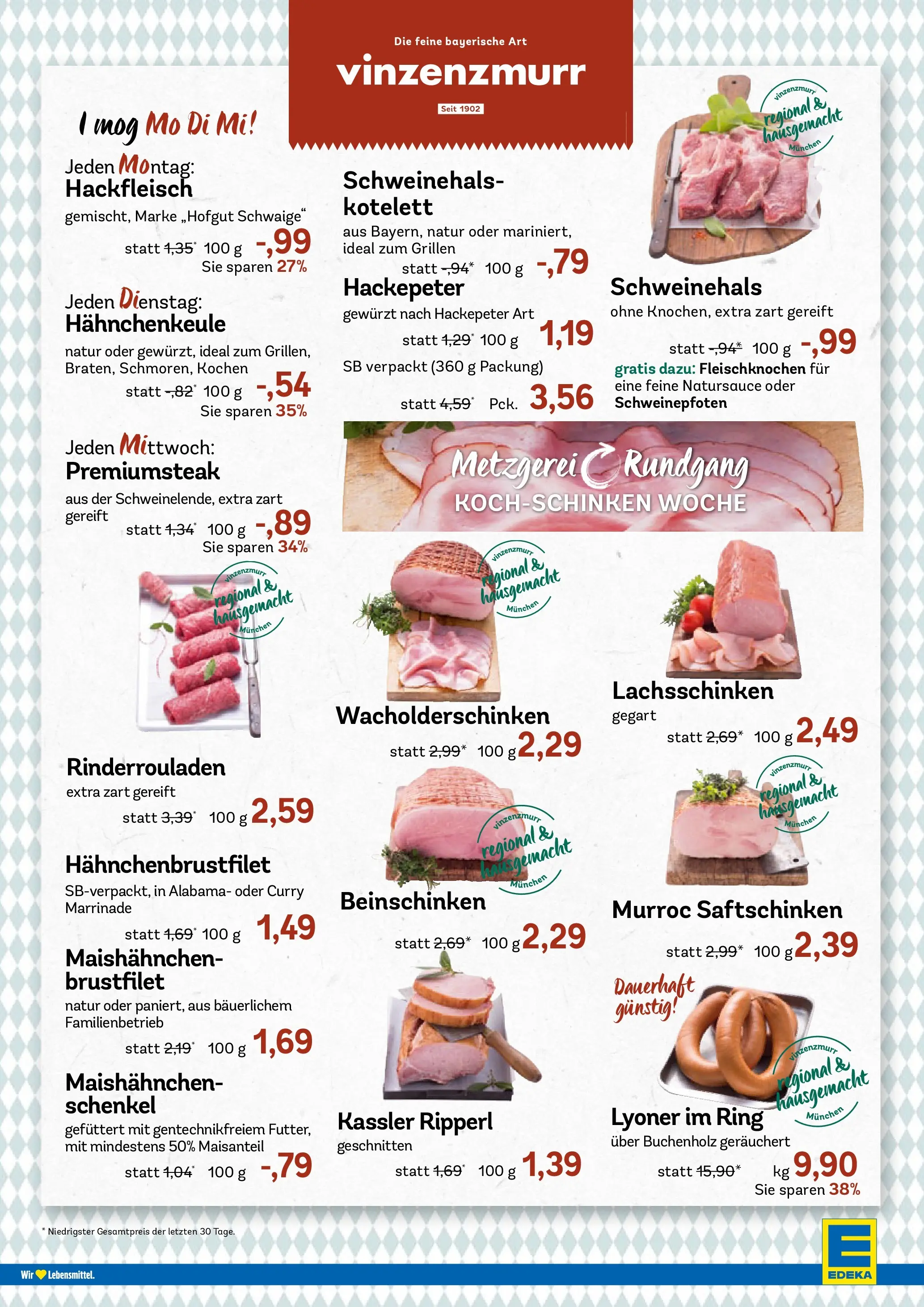 Angebote - E xpress: Wochenangebote (ab 27.07.2026) zum Blättern | Seite: 4 | Produkte: Rinderrouladen, Hackfleisch