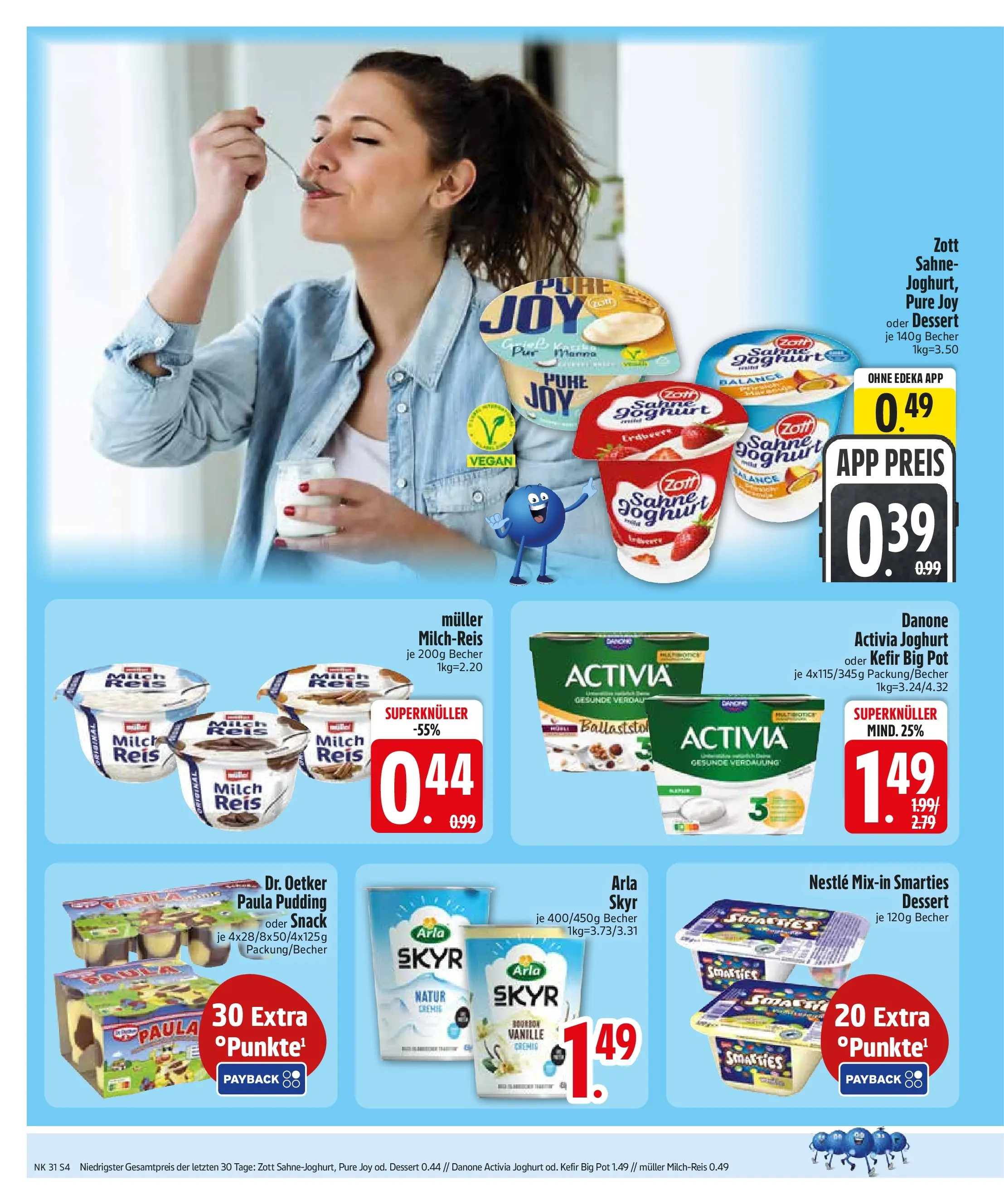 Edeka prospekt Sauerlach (ab 27.07.2026) » Angebote Online | Seite: 6 | Produkte: Milch, Smarties, Reis, Sahne