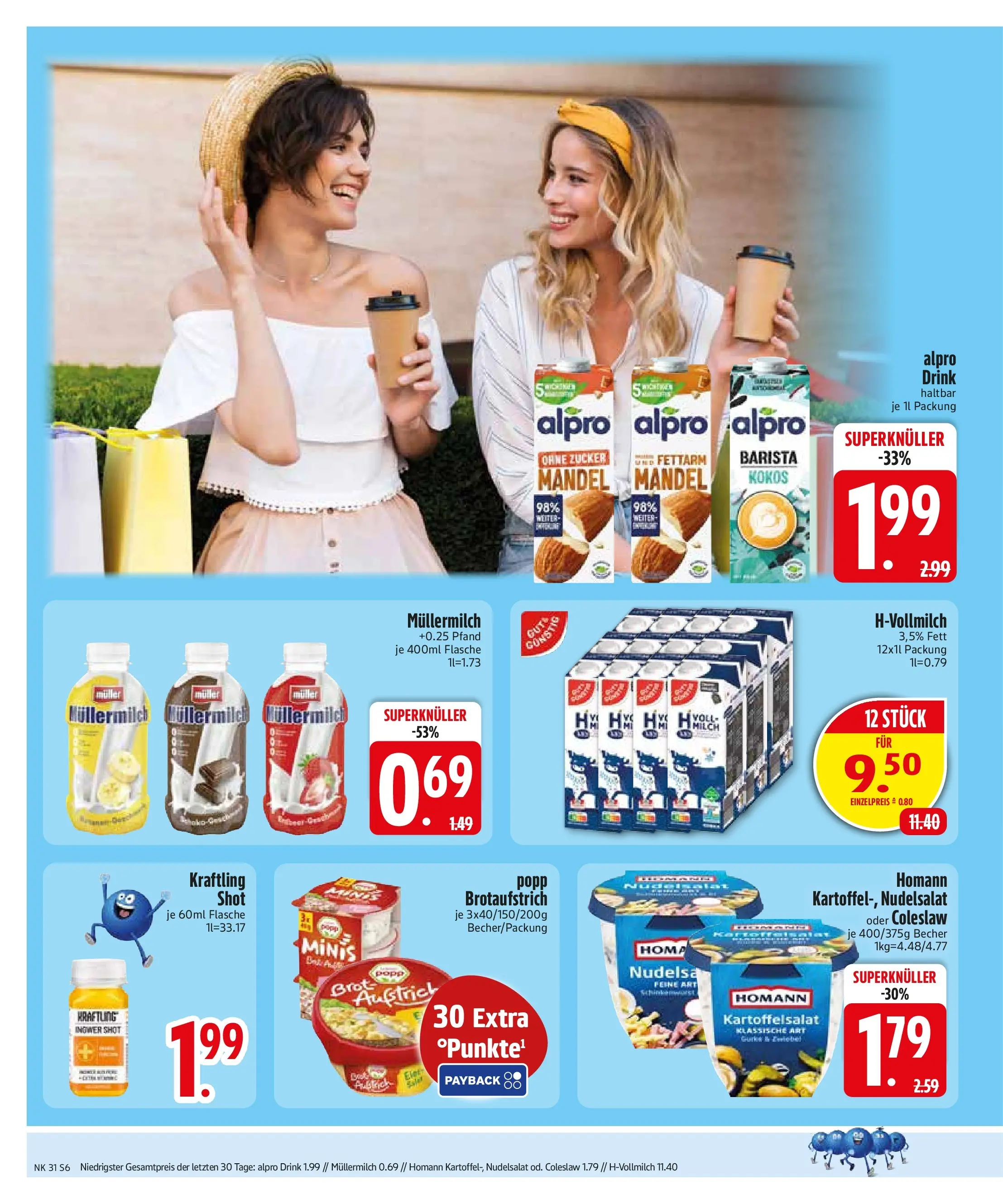 Edeka prospekt Sauerlach (ab 27.07.2026) » Angebote Online | Seite: 8 | Produkte: Alpro, Brot, Müllermilch, Muller mullermilch
