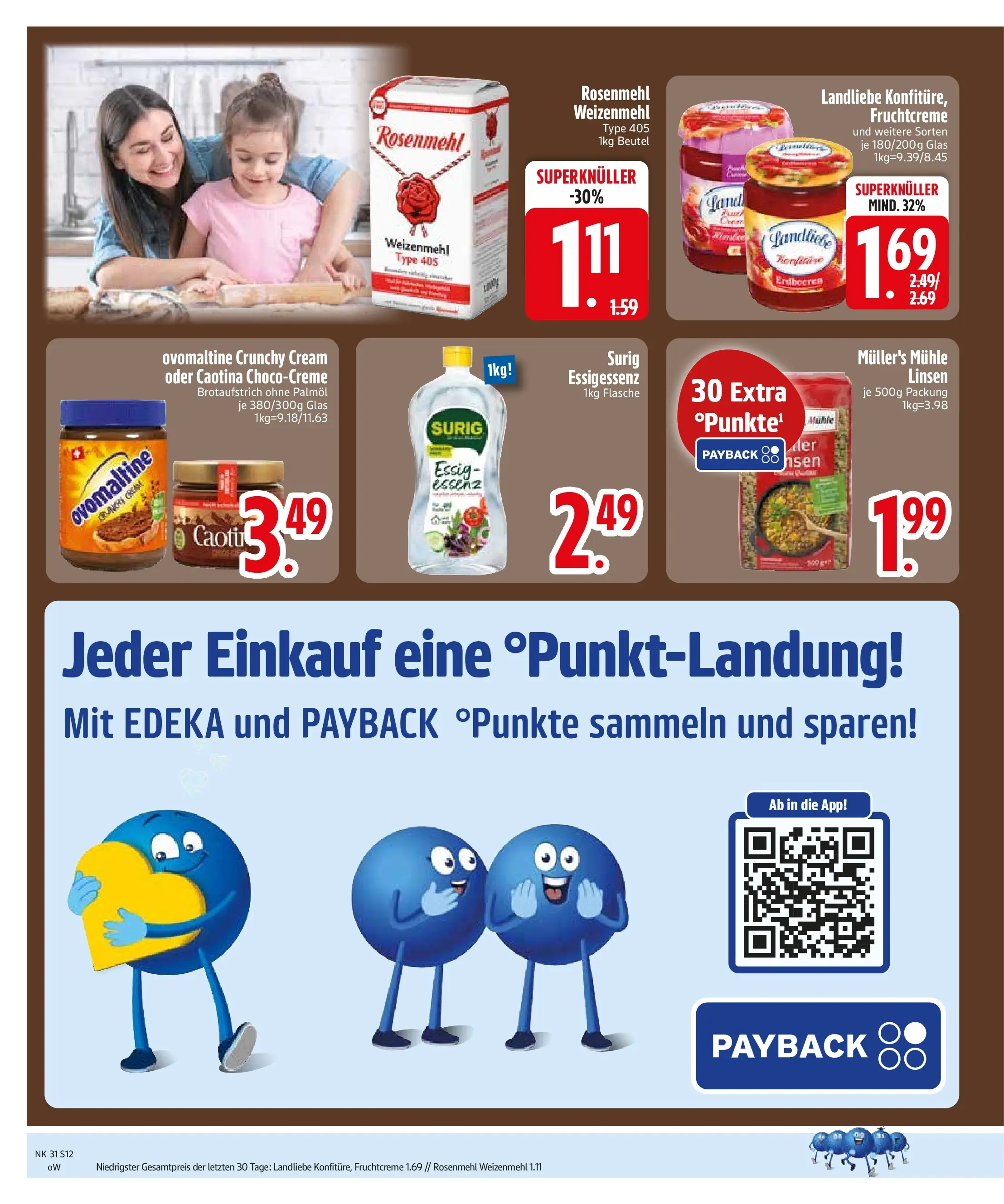 Edeka prospekt Zwiesel (ab 27.07.2026) » Angebote Online | Seite: 14 | Produkte: Mühle, Essig, Weizenmehl, Erdbeeren