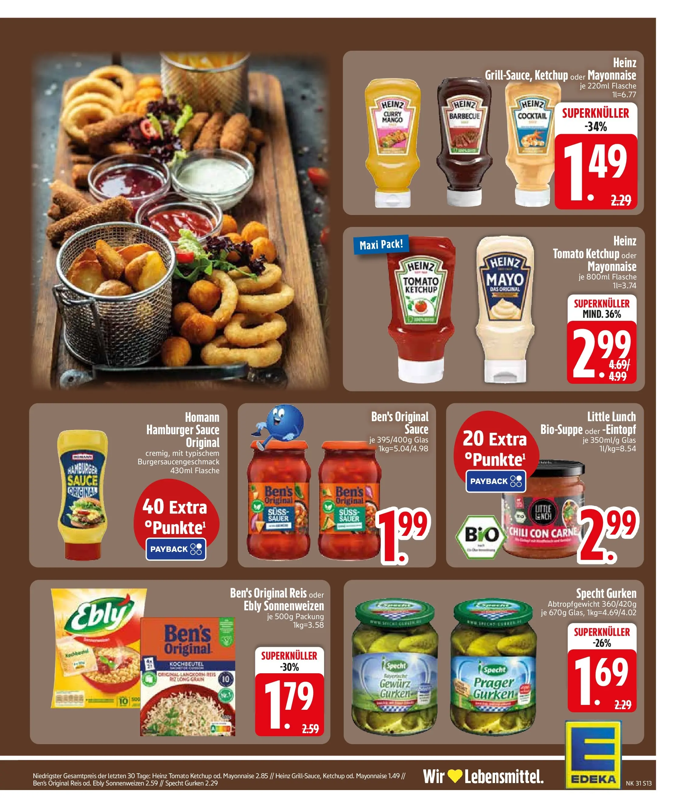 Edeka prospekt Sauerlach (ab 27.07.2026) » Angebote Online | Seite: 15 | Produkte: Chili, Reis, Ketchup, Gurken
