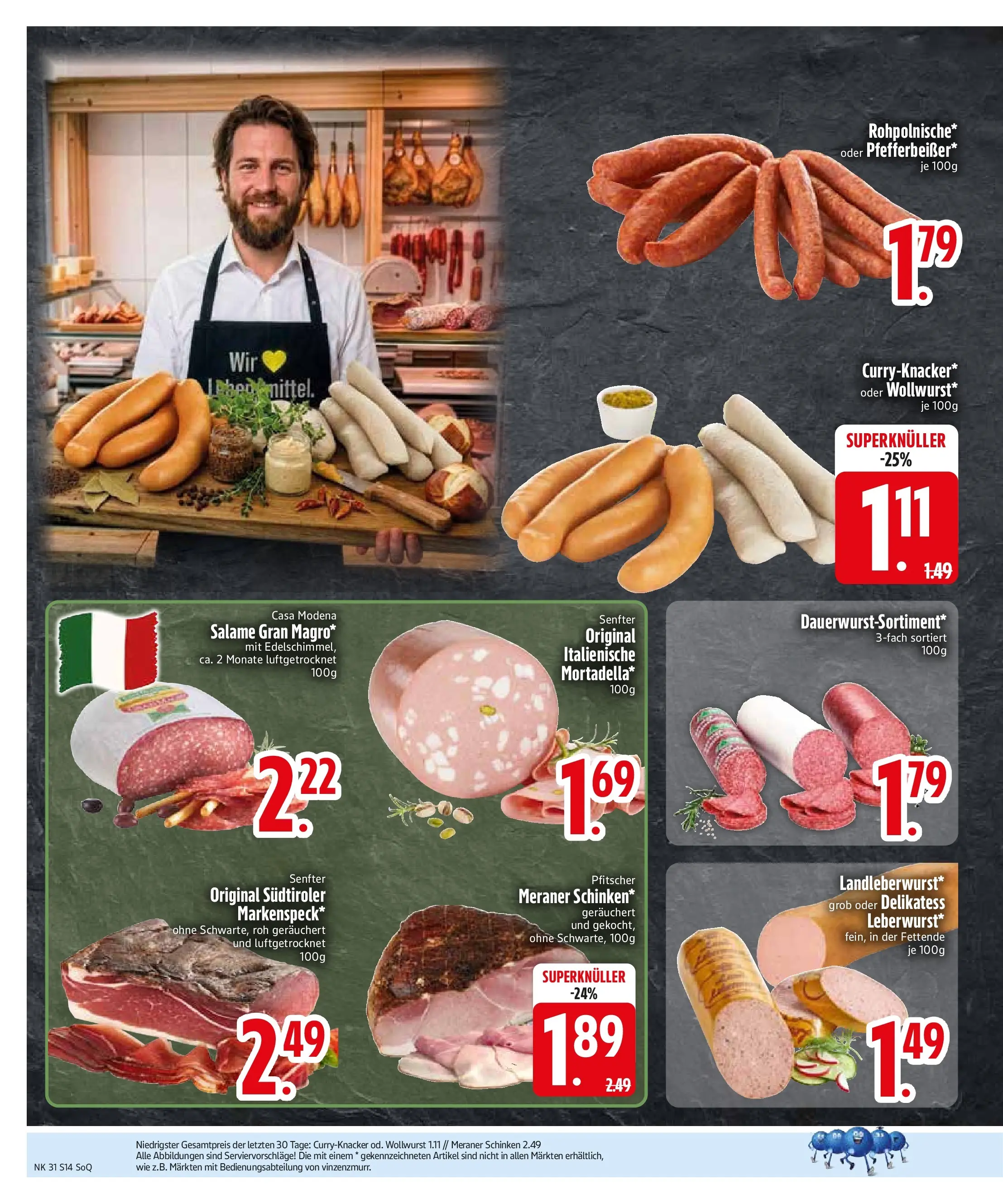 Edeka prospekt Erdweg (ab 27.07.2026) » Angebote Online | Seite: 16 | Produkte: Schinken
