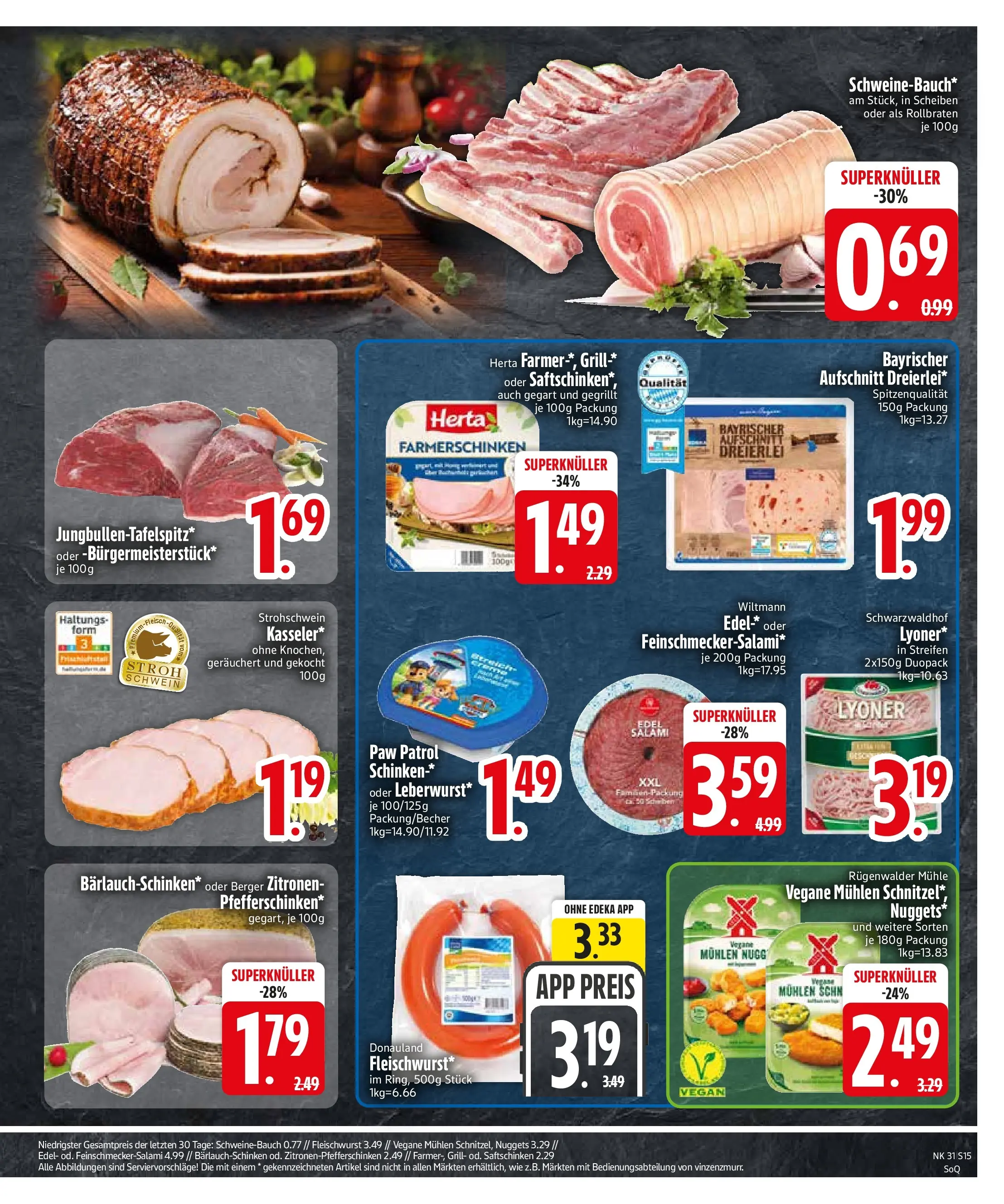 Edeka prospekt Erdweg (ab 27.07.2026) » Angebote Online | Seite: 17 | Produkte: Grill, Mühle, Salami, Schinken