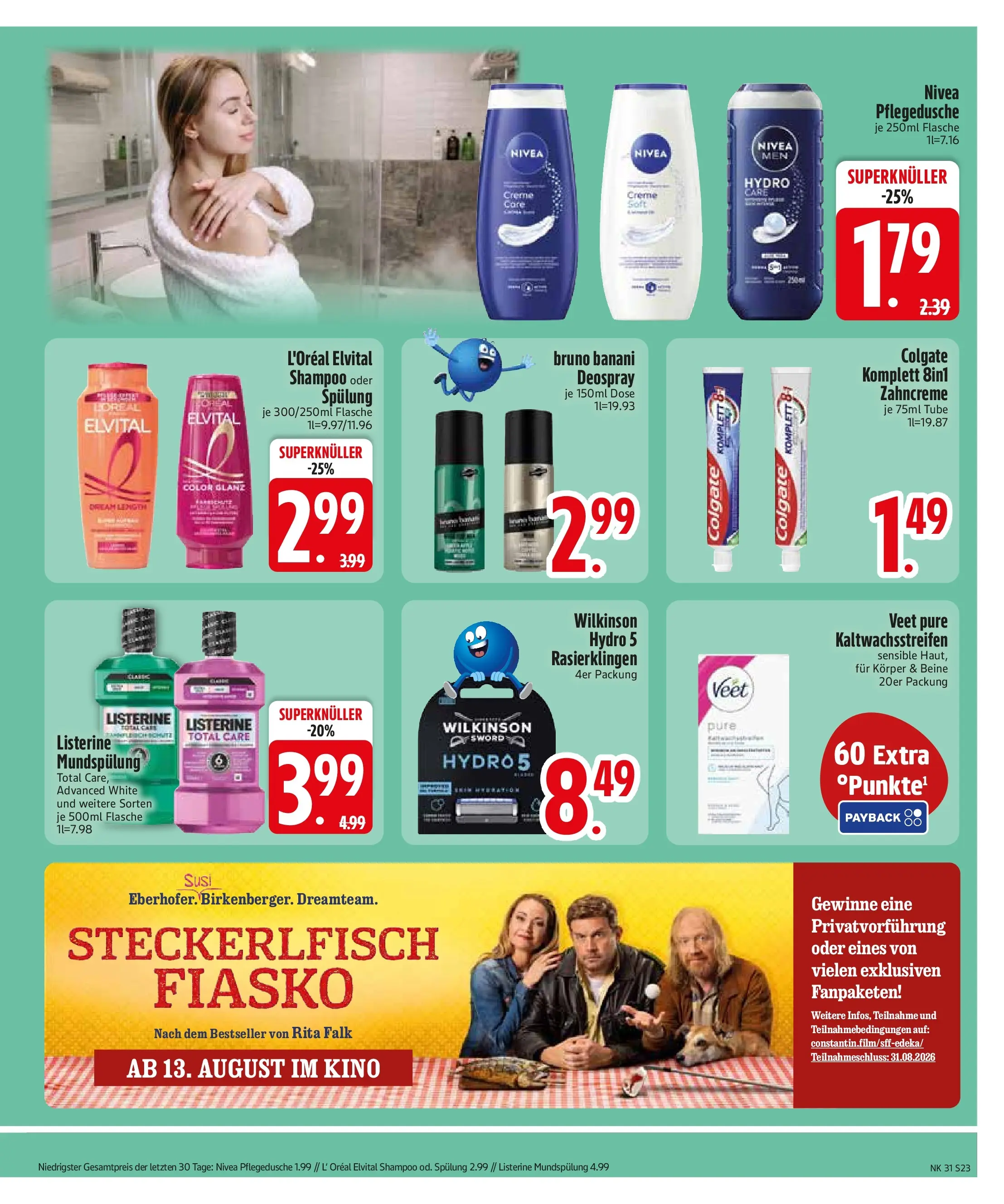 Edeka prospekt Sauerlach (ab 27.07.2026) » Angebote Online | Seite: 25 | Produkte: Shampoo, Spülung, Creme, Listerine