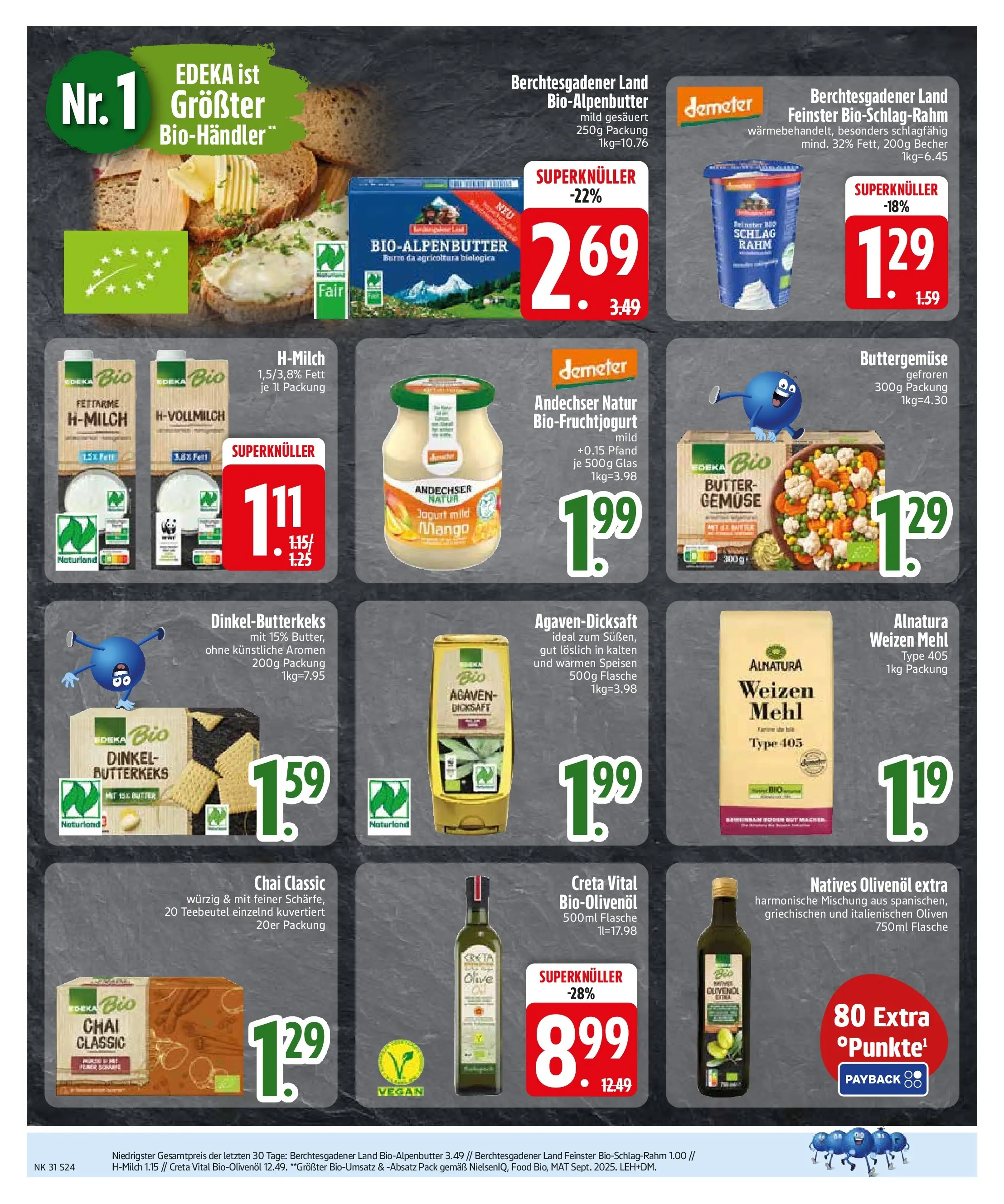 Edeka prospekt Sauerlach (ab 27.07.2026) » Angebote Online | Seite: 26 | Produkte: Butter, Olivenol, Gemüse, Mango