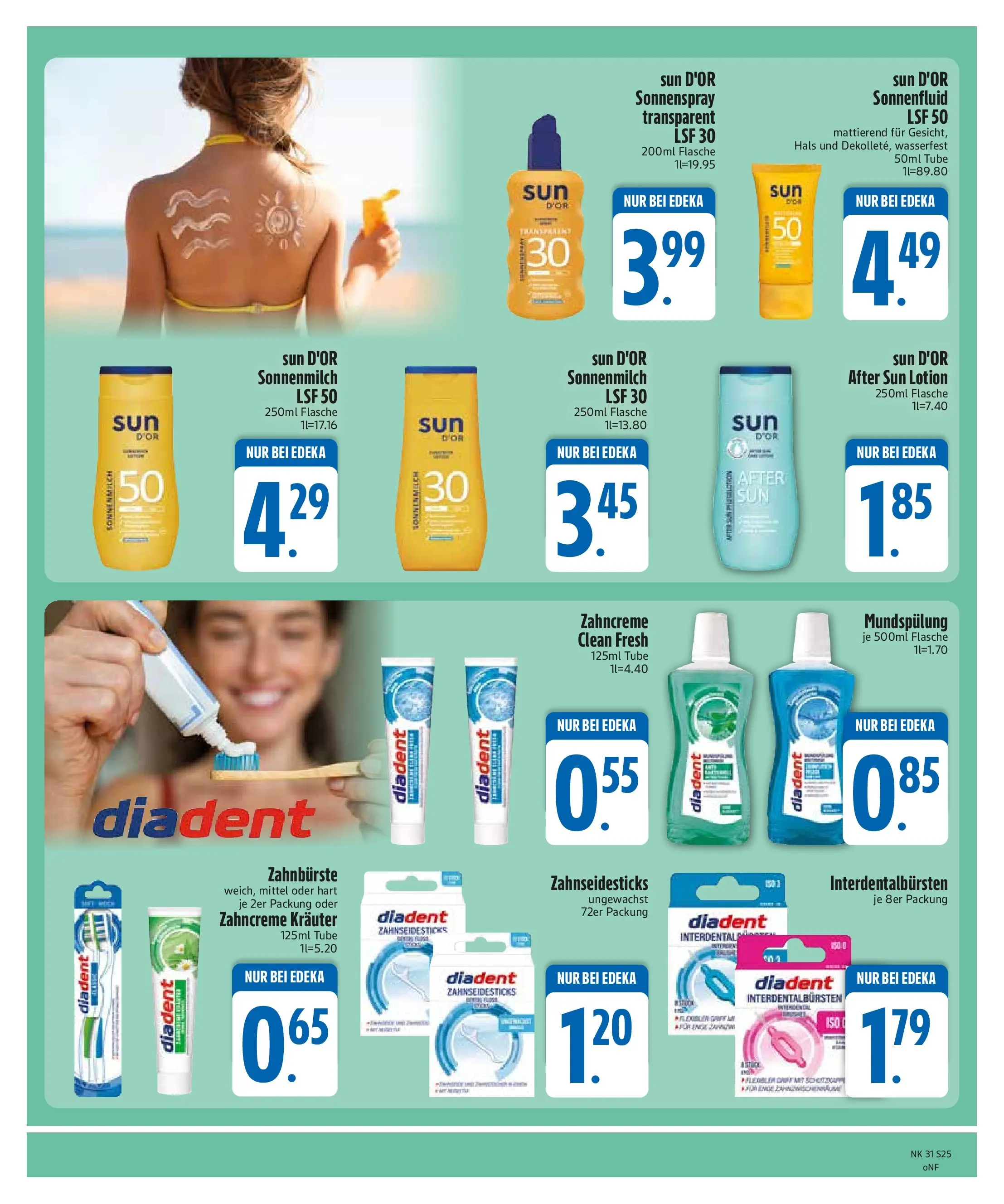 Edeka prospekt Sauerlach (ab 27.07.2026) » Angebote Online | Seite: 27 | Produkte: Zahnbürste, After Sun