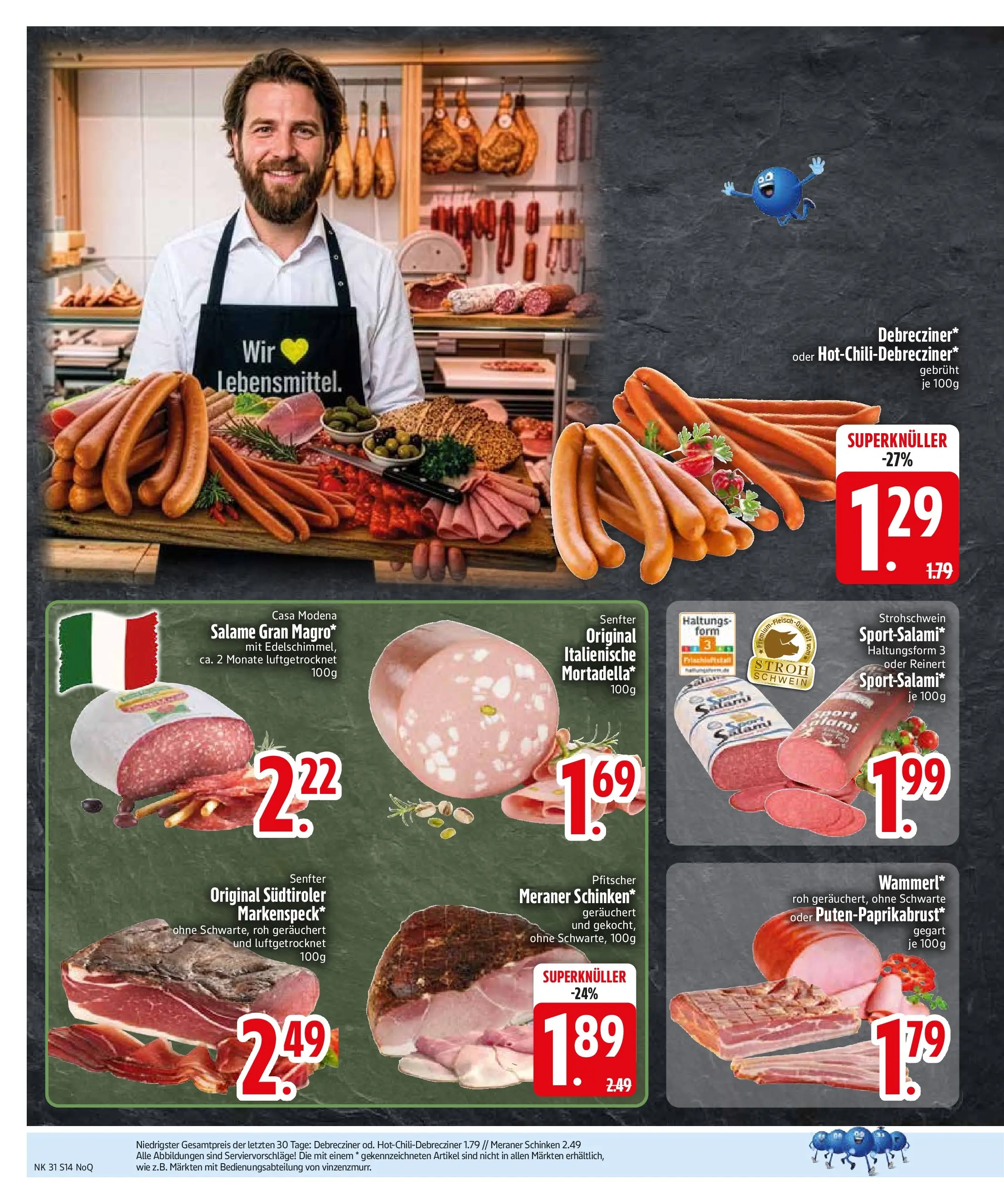 Edeka prospekt Zwiesel (ab 27.07.2026) » Angebote Online | Seite: 16 | Produkte: Schinken