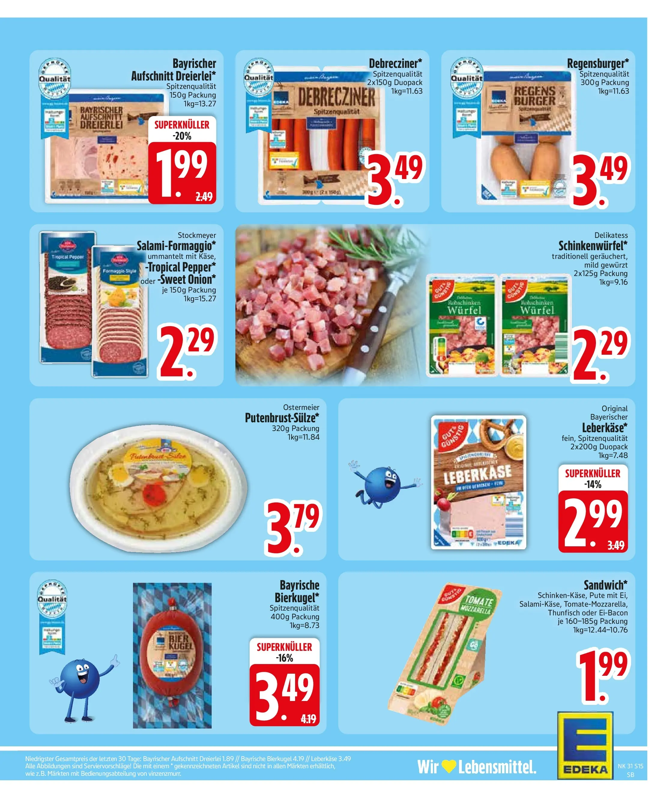 Edeka prospekt Sauerlach (ab 27.07.2026) » Angebote Online | Seite: 17 | Produkte: Pute, Käse, Thunfisch, Mozzarella
