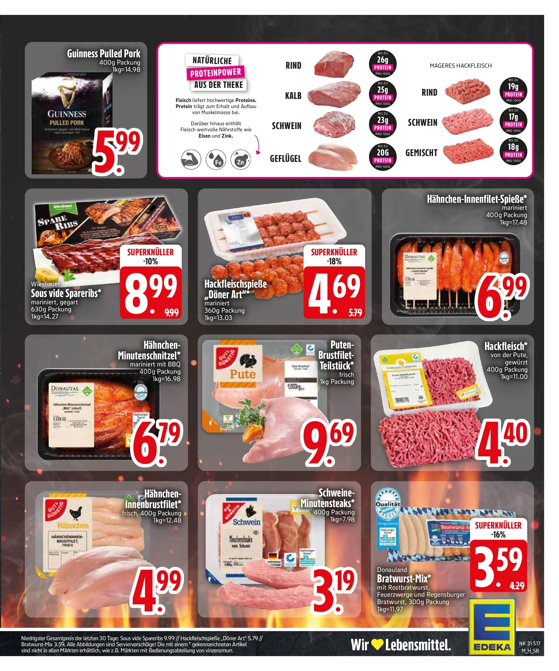Edeka prospekt Sauerlach (ab 27.07.2026) » Angebote Online | Seite: 19 | Produkte: Pute, Hahnchen, Theke, Fleisch