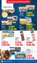 ЛИДЛ Двойно повече на същата цена за избрани продукти в Lidl до 02.08 - от 27-07-26