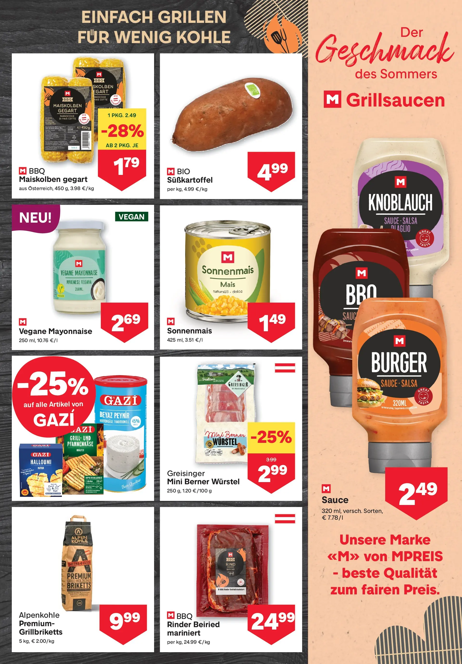 MPREIS Pfunds von 30.07.2026 - Aktuelle Angebote | Seite: 7 | Produkte: Mayonnaise, Knoblauch, Grill