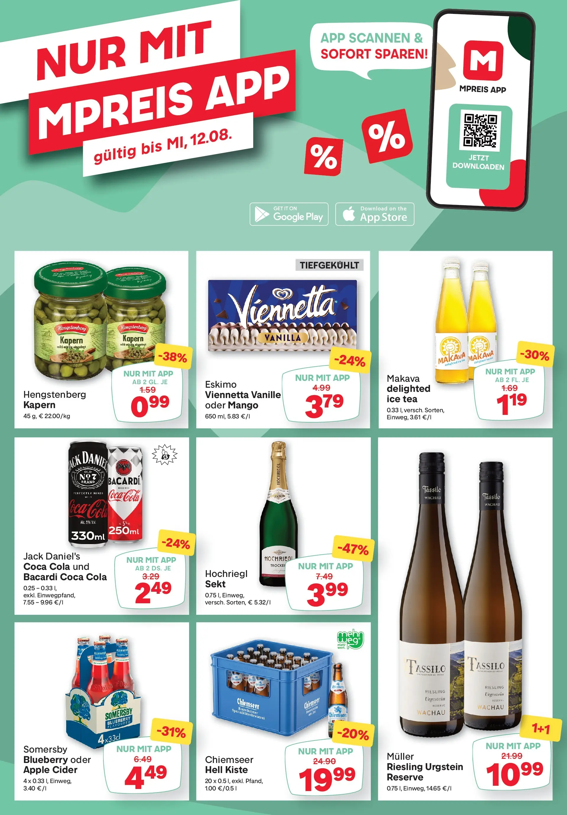 MPREIS Pfunds von 30.07.2026 - Aktuelle Angebote | Seite: 14 | Produkte: Mango, Apple