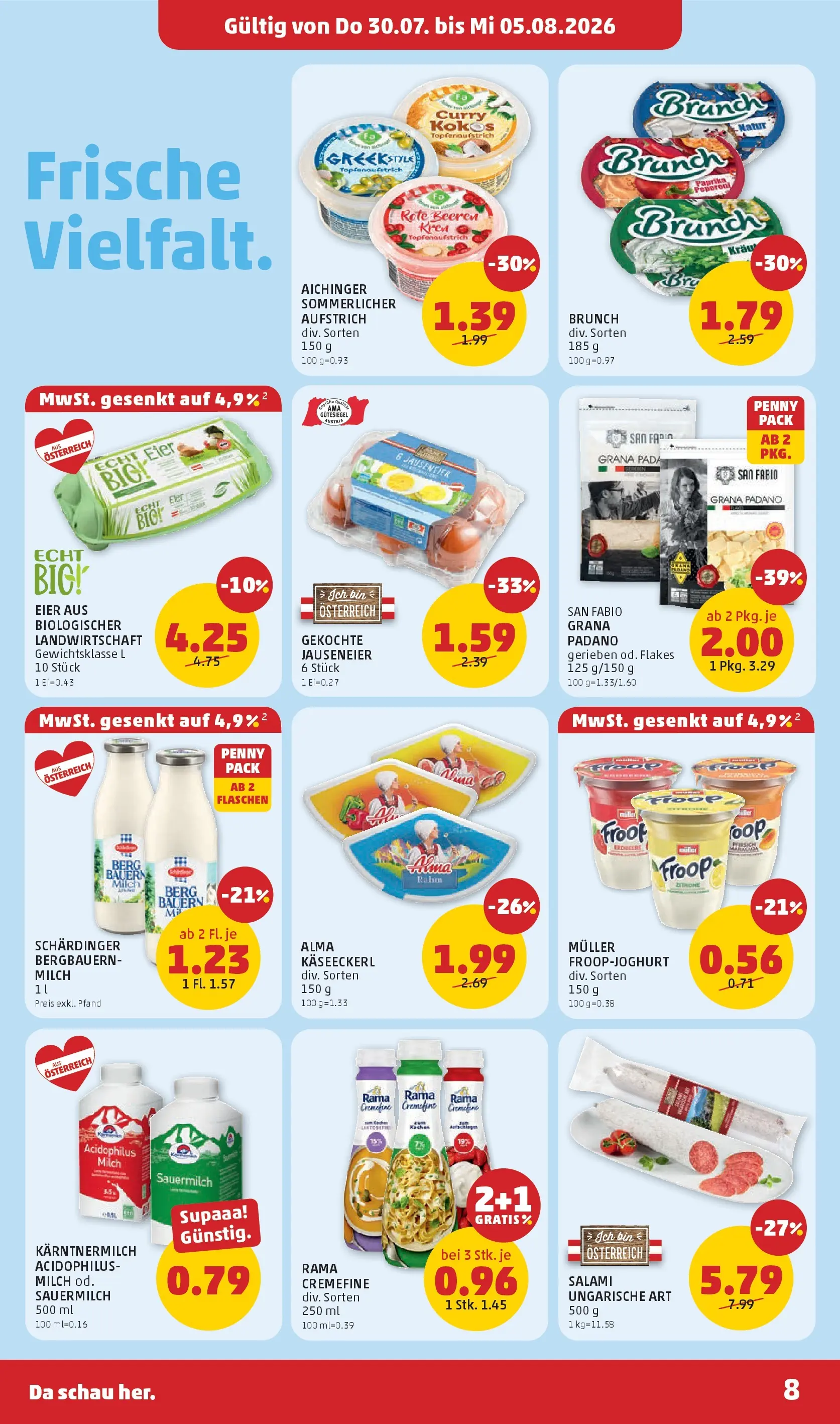 Penny Markt - PENNY: Die ganze Woche sparen. ab (30.07.2026) - Angebote, Prospekt | Seite: 8