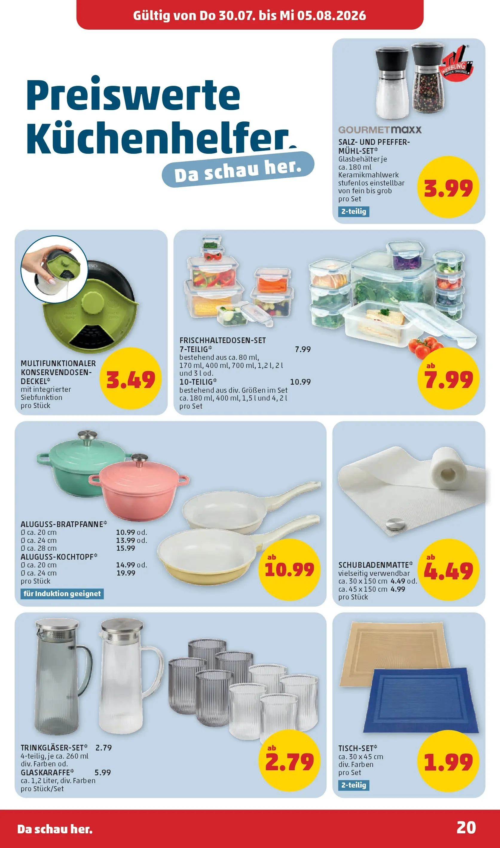 Penny Markt - PENNY: Die ganze Woche sparen. ab (30.07.2026) - Angebote, Prospekt | Seite: 20