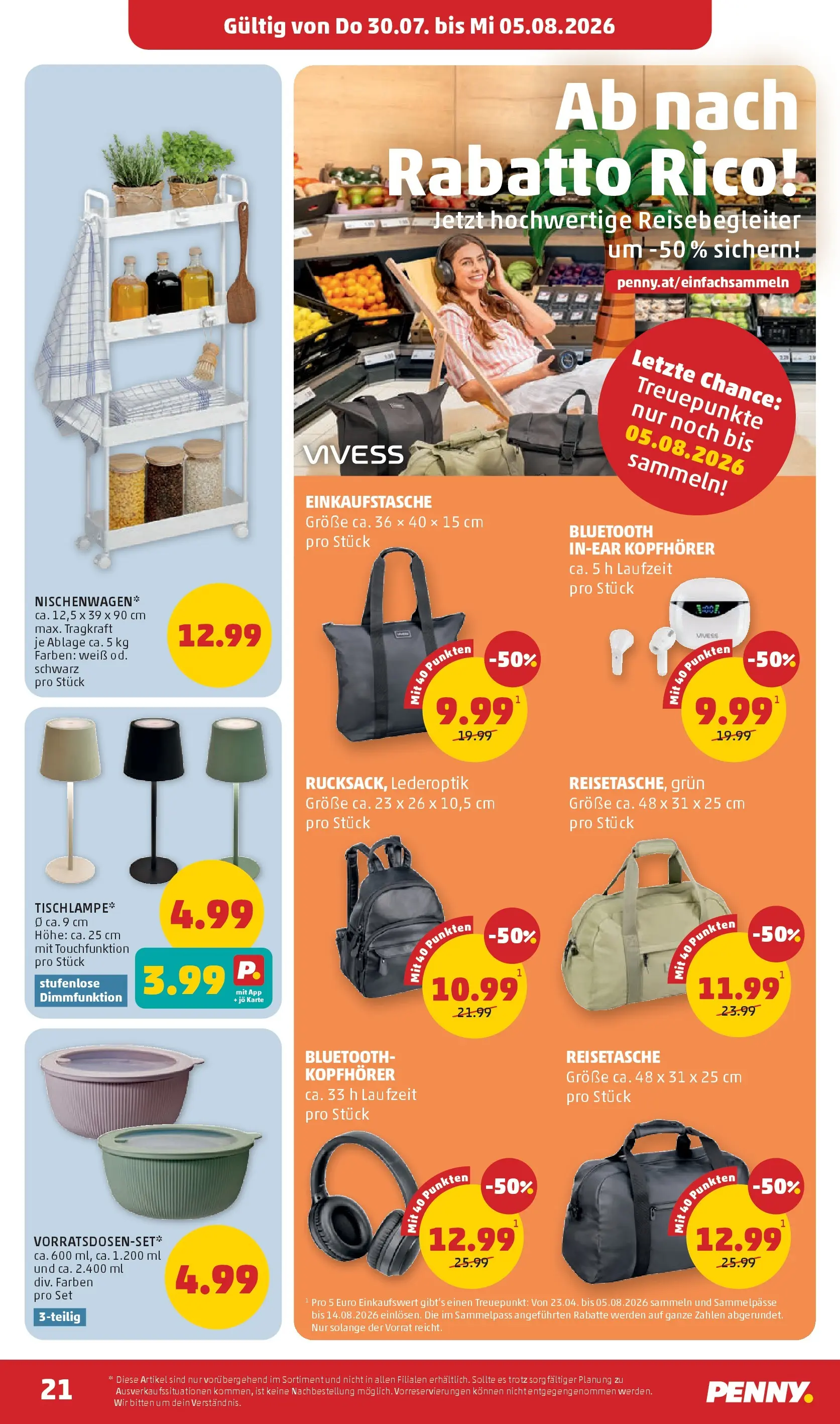 Penny Markt - PENNY: Die ganze Woche sparen. ab (30.07.2026) - Angebote, Prospekt | Seite: 21