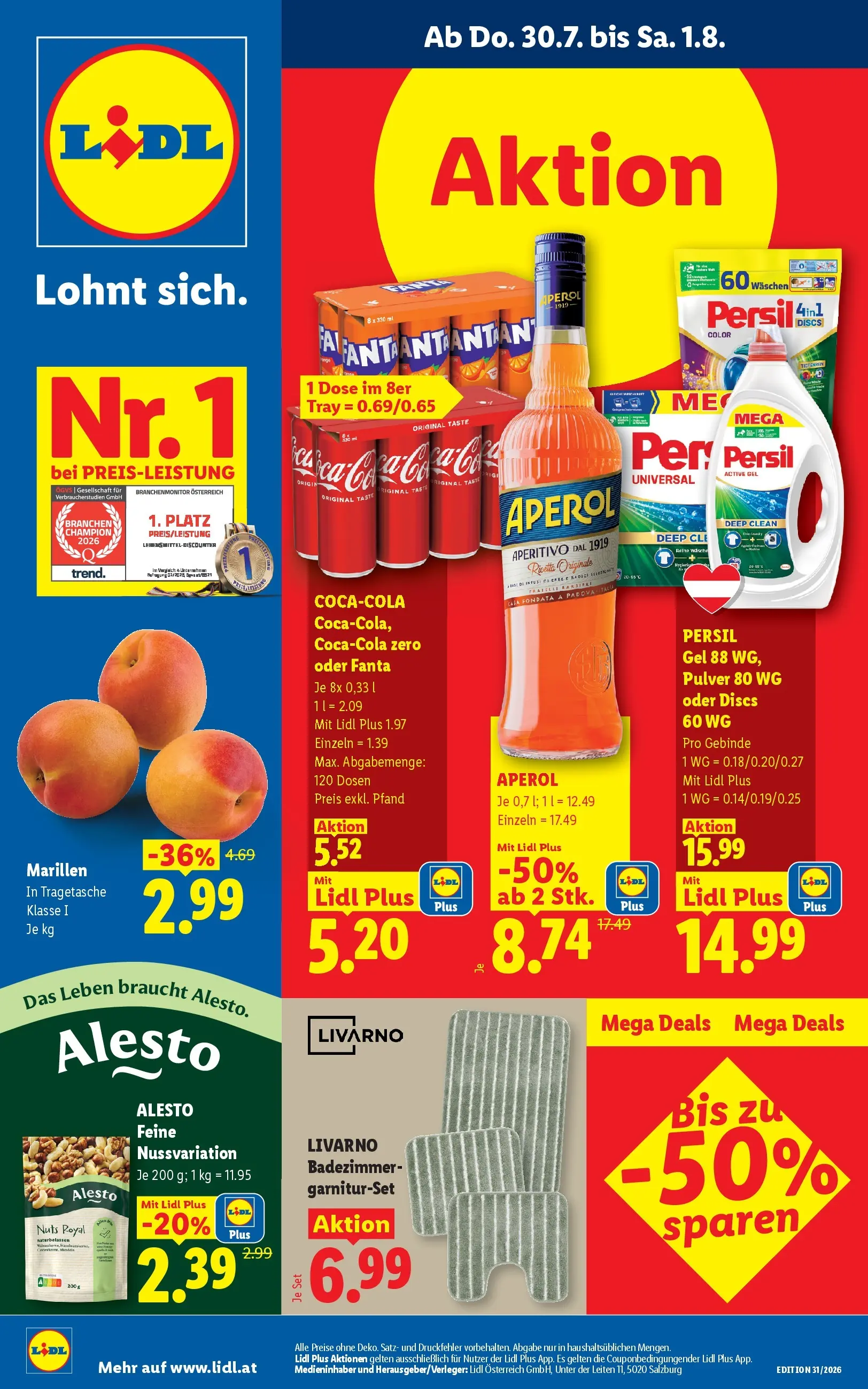Lidl - Lidl ab 30.07.2026 - Angebote ab donnerstag | Seite: 1