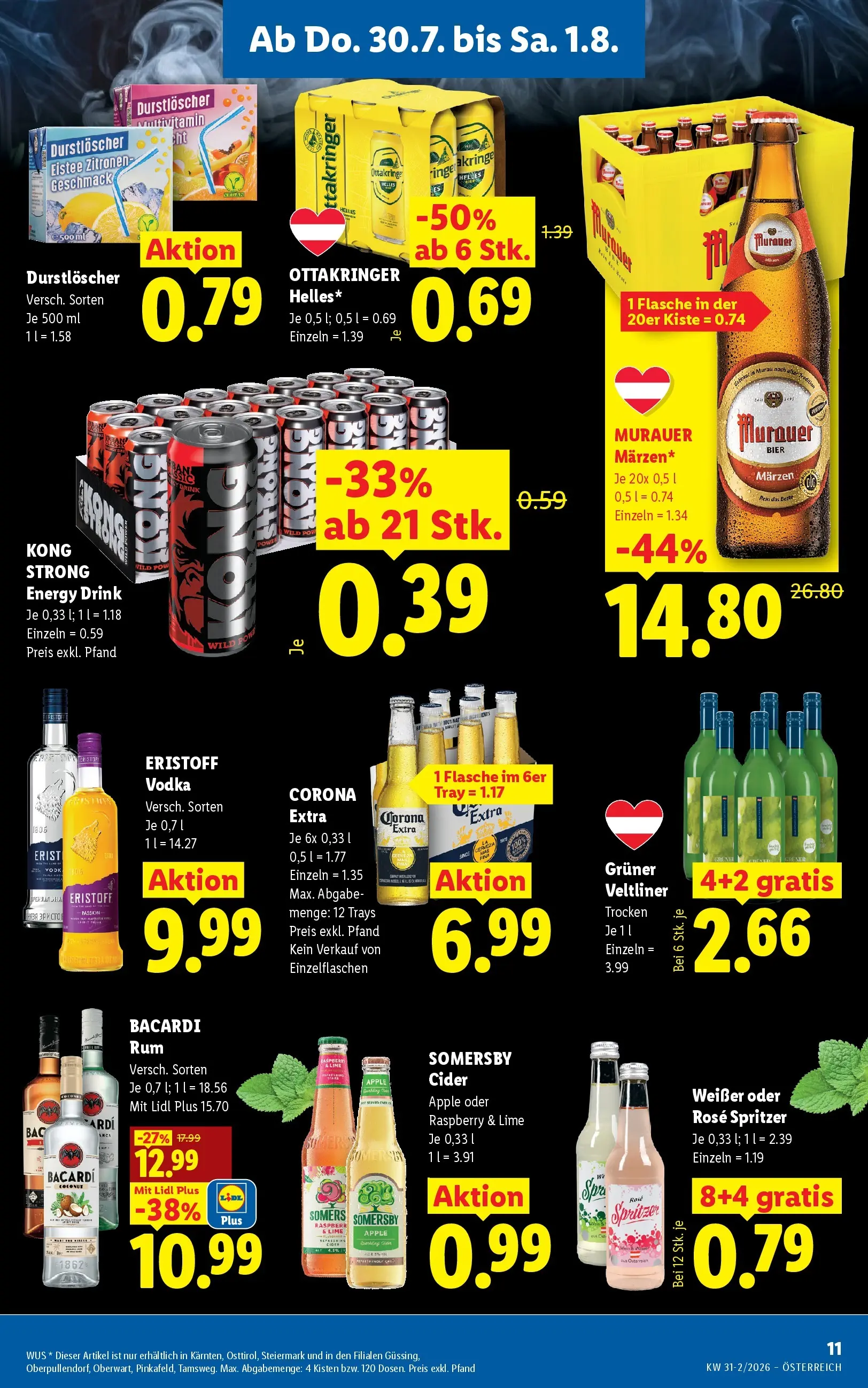 Lidl - Lidl ab 30.07.2026 - Angebote ab donnerstag | Seite: 13 | Produkte: Apple, Bier