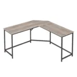 XXXLutz Lauterach - Ihr M&ouml;belhaus bei Bregenz Eckschreibtisch 149/149/75 cm Schwarz, Eiche grau Kabeldurchlass