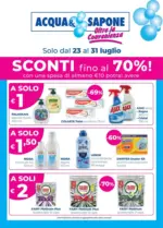 Acqua & Sapone SRL Societ&agrave; Consortile Sconti fino al 70% - al 31.07.2026