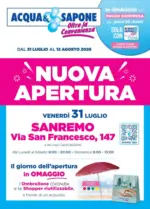 Acqua & Sapone SRL Societ&agrave; Consortile Nuova apertura - al 12.08.2026