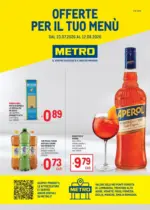 Metro Offerte per il tuo men&ugrave; - AREA 1 - al 12.08.2026