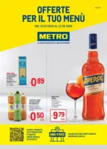 Metro Offerte per il tuo men&ugrave; - AREA 6 - al 26.08.2026