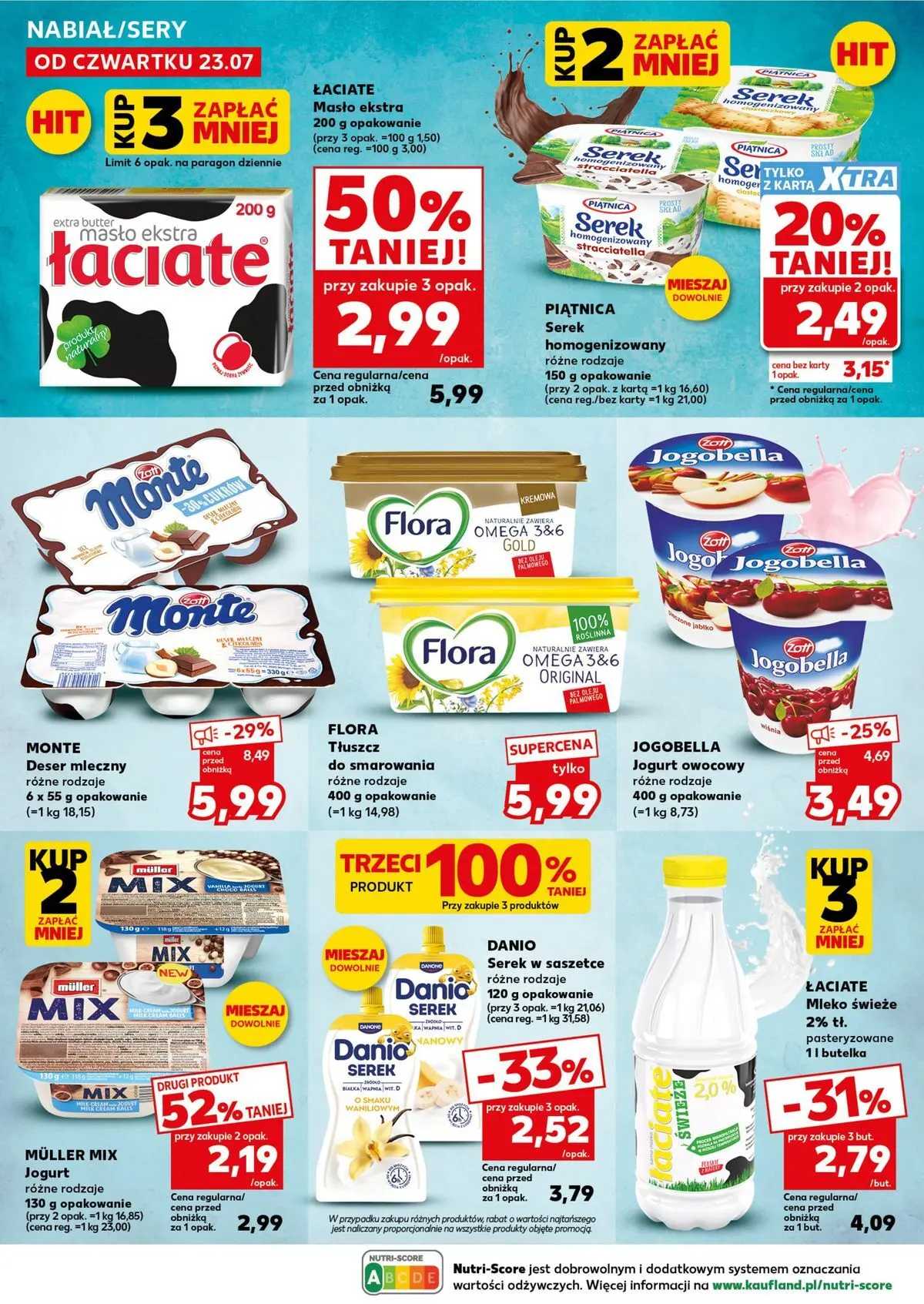 Kaufland gazetka - Super Sobota od 25.07.2026 - od jutra PDF | Strona: 18 | Produkty: Serek, Jogurt owocowy, Mleko, Ser