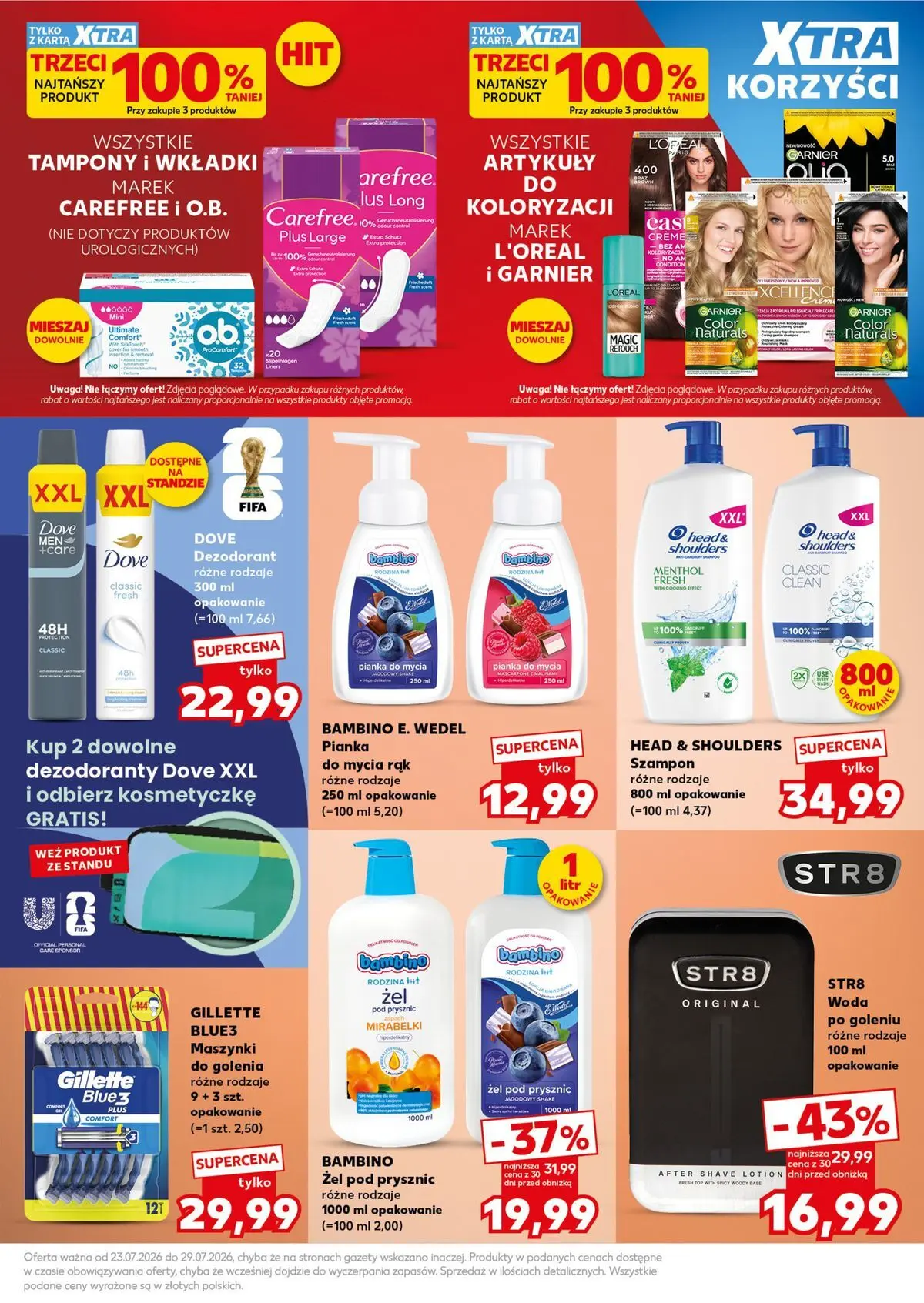 Kaufland gazetka - Super Sobota od 25.07.2026 - od jutra PDF | Strona: 23 | Produkty: Prysznic, Żel pod prysznic, Dezodorant, Lotion