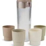JYSK JYSK Sticlă cu 4 pahare BRIS 1,1L