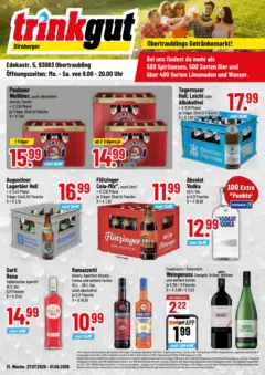 Trinkgut Prospekt Obertraubling ab 27.07.2026 gültig
