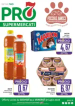 PRO7 Supermercati Offerte valide da 23 a 31 luglio 2026 - al 31.07.2026