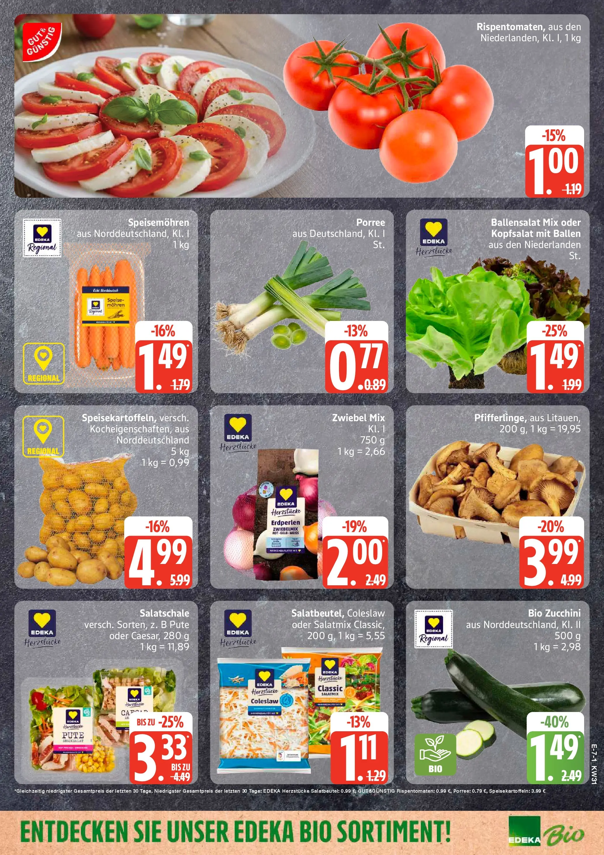 Edeka Prospekt Mölln (ab 27.07.2026) » Angebote Online | Seite: 7 | Produkte: Pute, Mohren, Zucchini
