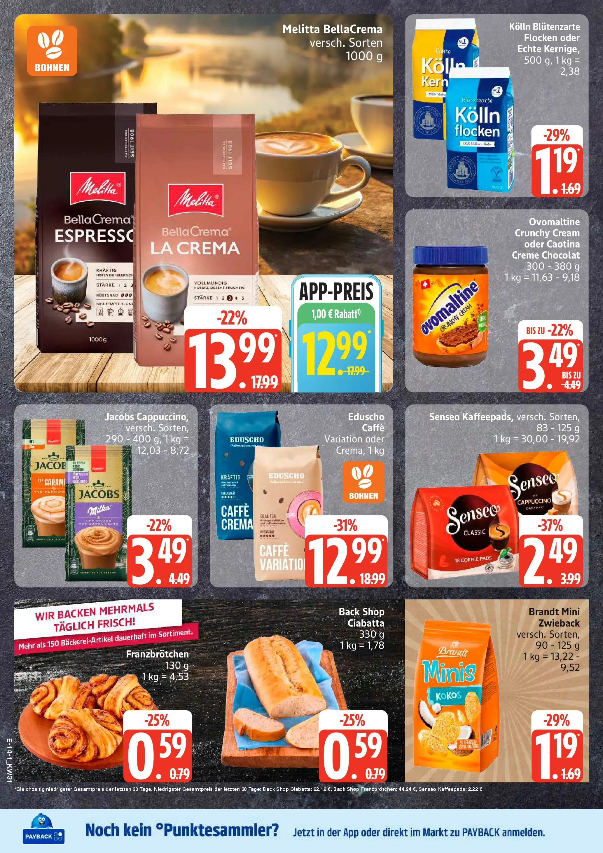 Edeka Prospekt Mölln (ab 27.07.2026) » Angebote Online | Seite: 16 | Produkte: Ovomaltine, Kolln, Milka, Eduscho