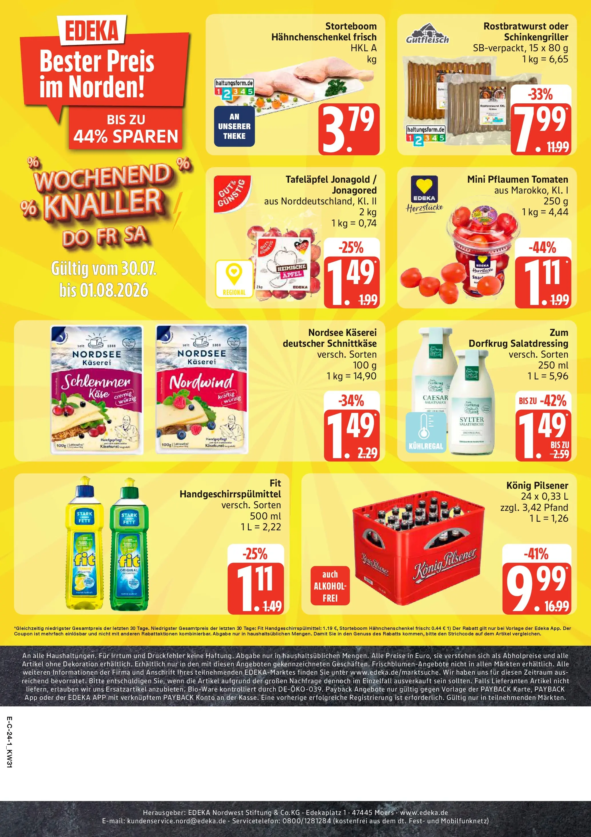 Marktkauf Prospekt Heide (ab 27.07.2026) » Angebote online | Seite: 27 | Produkte: Pflaumen, Käse, Theke, Äpfel