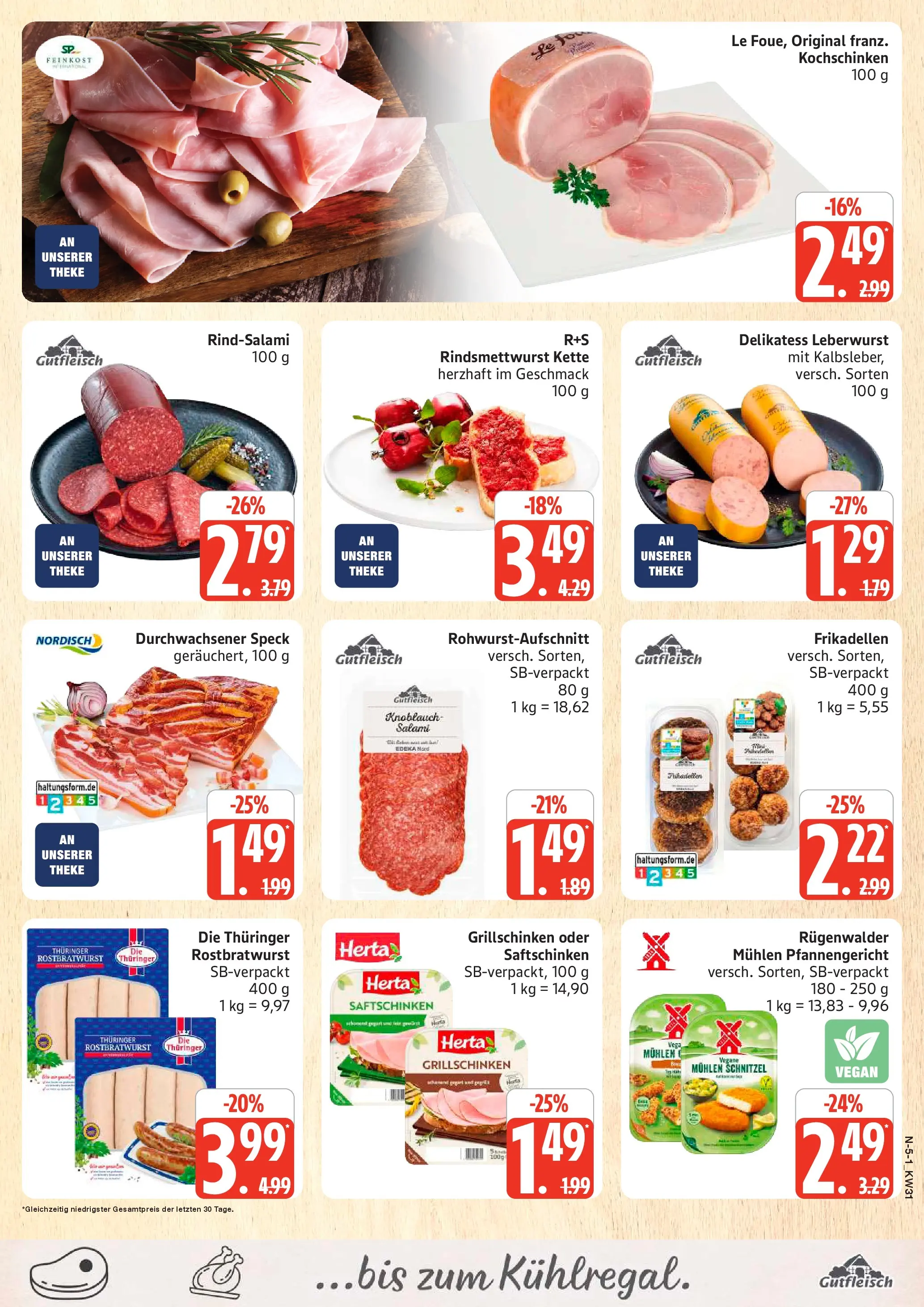 Marktkauf Prospekt Buxtehude (ab 27.07.2026) » Angebote online | Seite: 5 | Produkte: Theke, Schnitzel, Knoblauch, Salami