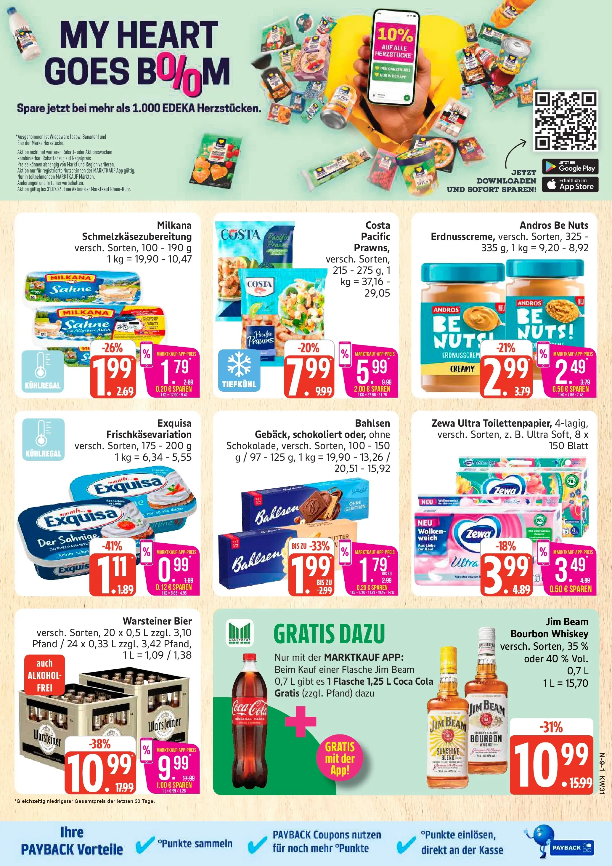 Marktkauf Prospekt Buxtehude (ab 27.07.2026) » Angebote online | Seite: 9 | Produkte: Cola, Eier, Bier, Bananen