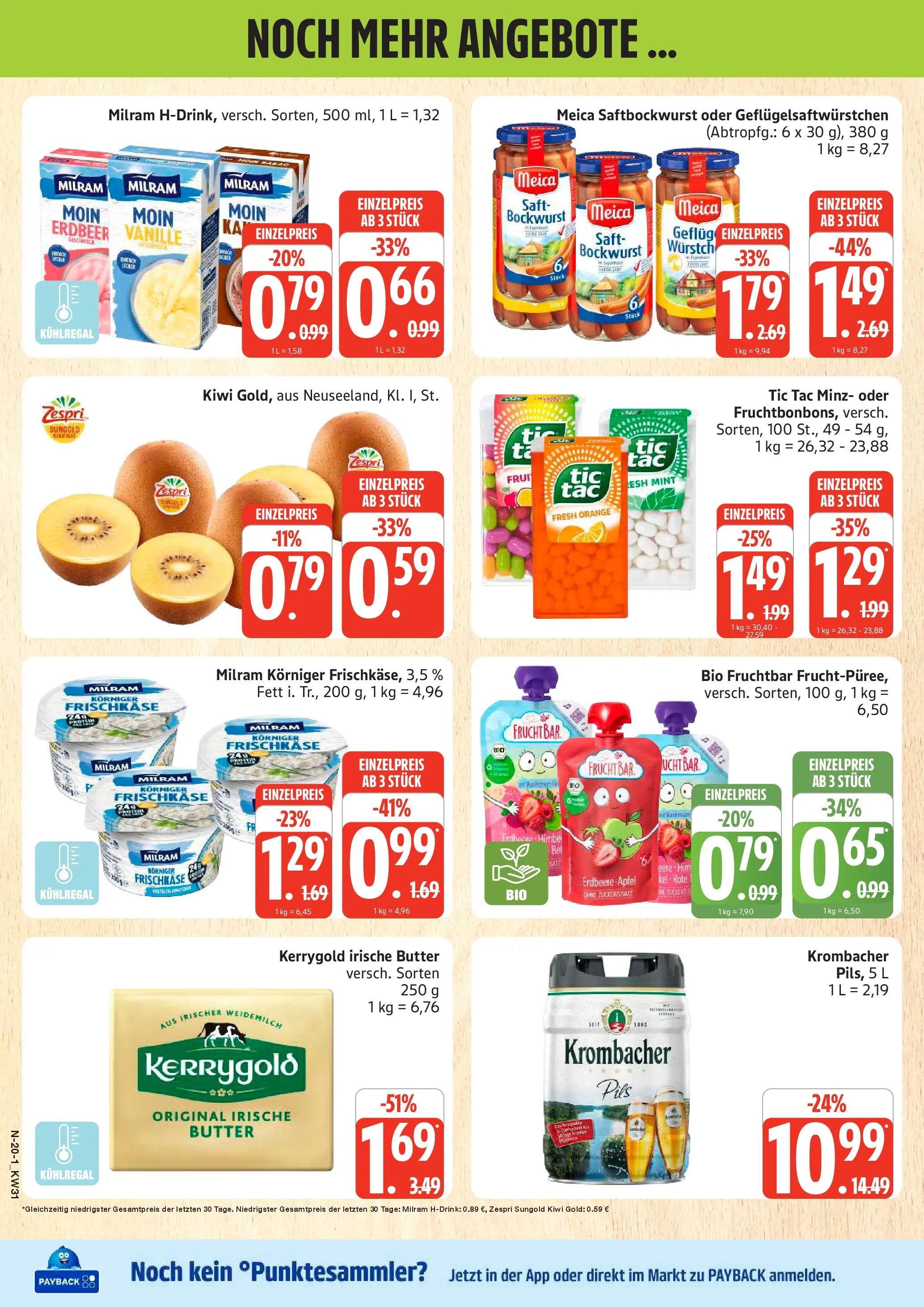 Marktkauf Prospekt Buxtehude (ab 27.07.2026) » Angebote online | Seite: 20 | Produkte: Butter, Pils, Meica, Krombacher