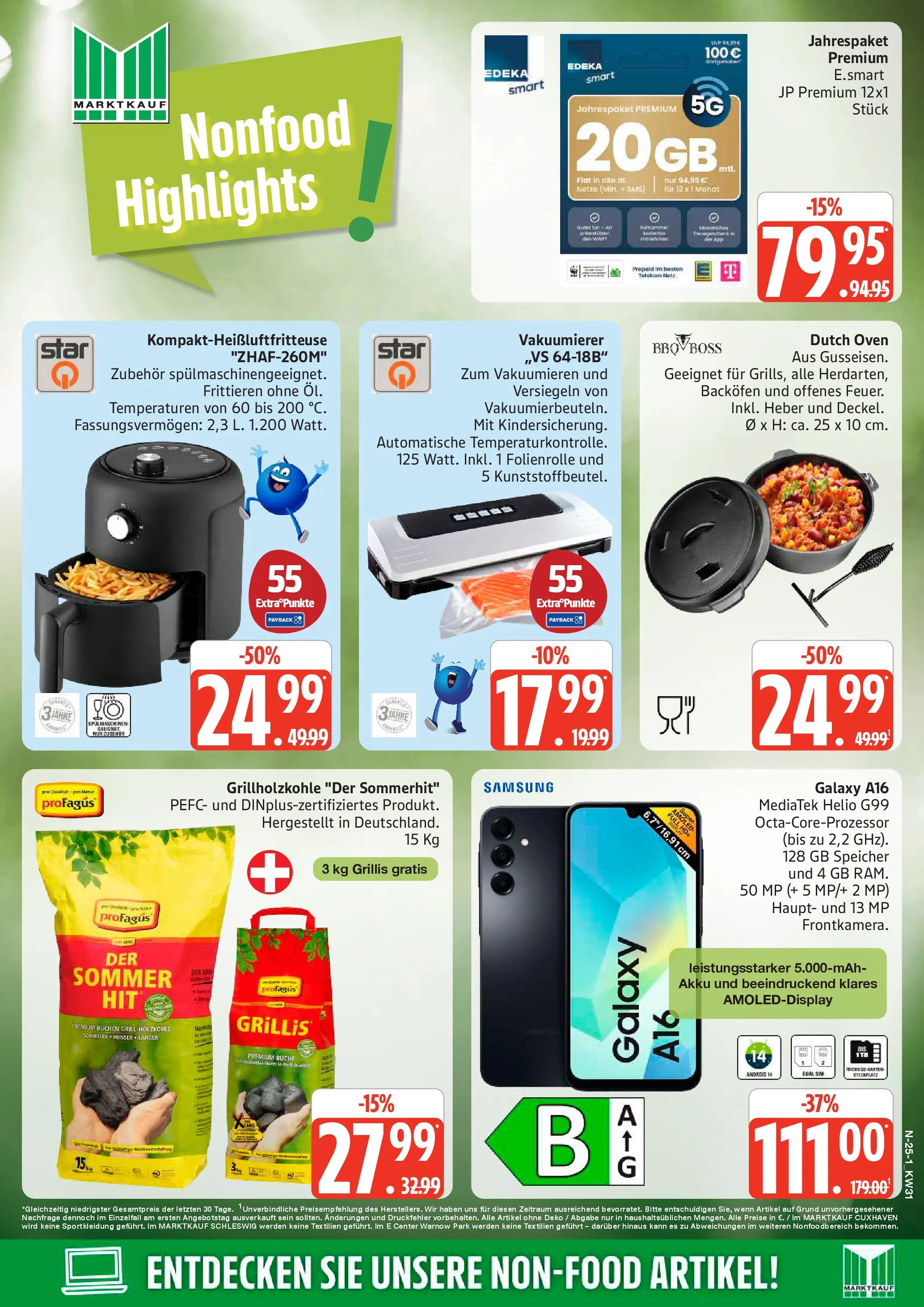 Marktkauf Prospekt Buxtehude (ab 27.07.2026) » Angebote online | Seite: 25 | Produkte: Vakuumierer, Samsung, Backofen