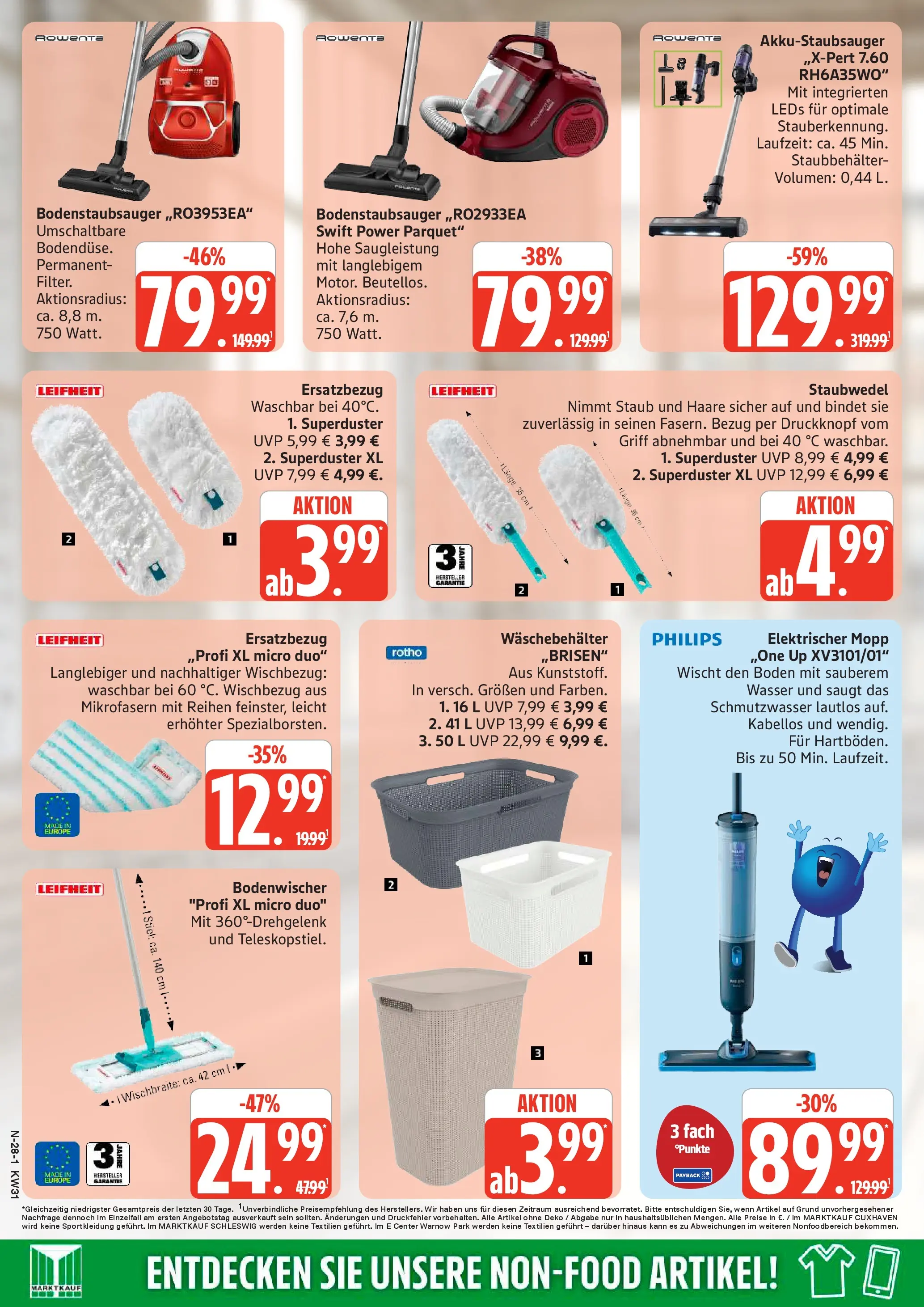 Marktkauf Prospekt Buxtehude (ab 27.07.2026) » Angebote online | Seite: 28 | Produkte: Philips, Wasser