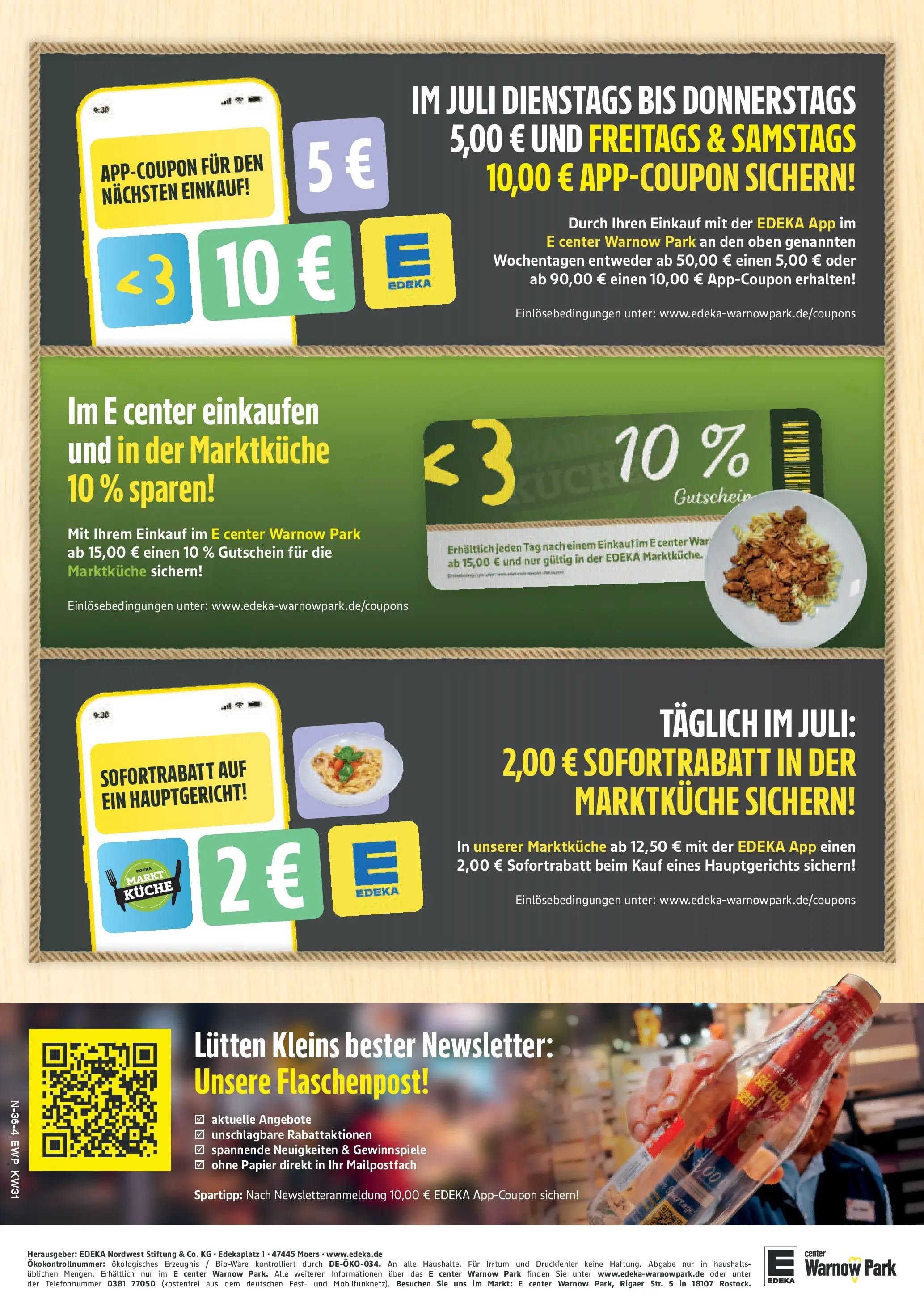 Edeka Prospekt Rostock (ab 27.07.2026) » Angebote Online | Seite: 39