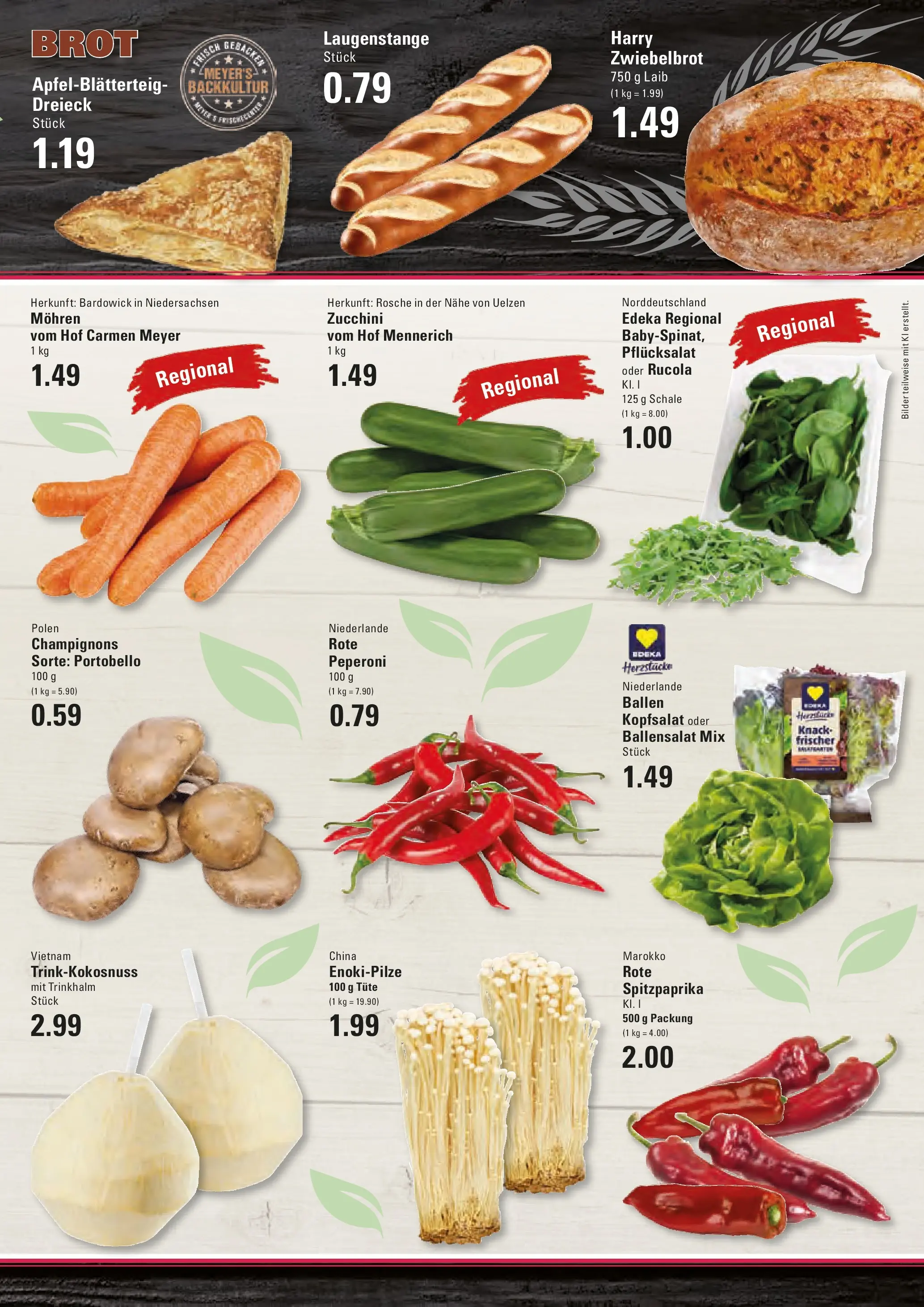 Marktkauf Prospekt Prisdorf (ab 27.07.2026) » Angebote online | Seite: 3 | Produkte: Rucola, Mohren, Bilder, Zucchini