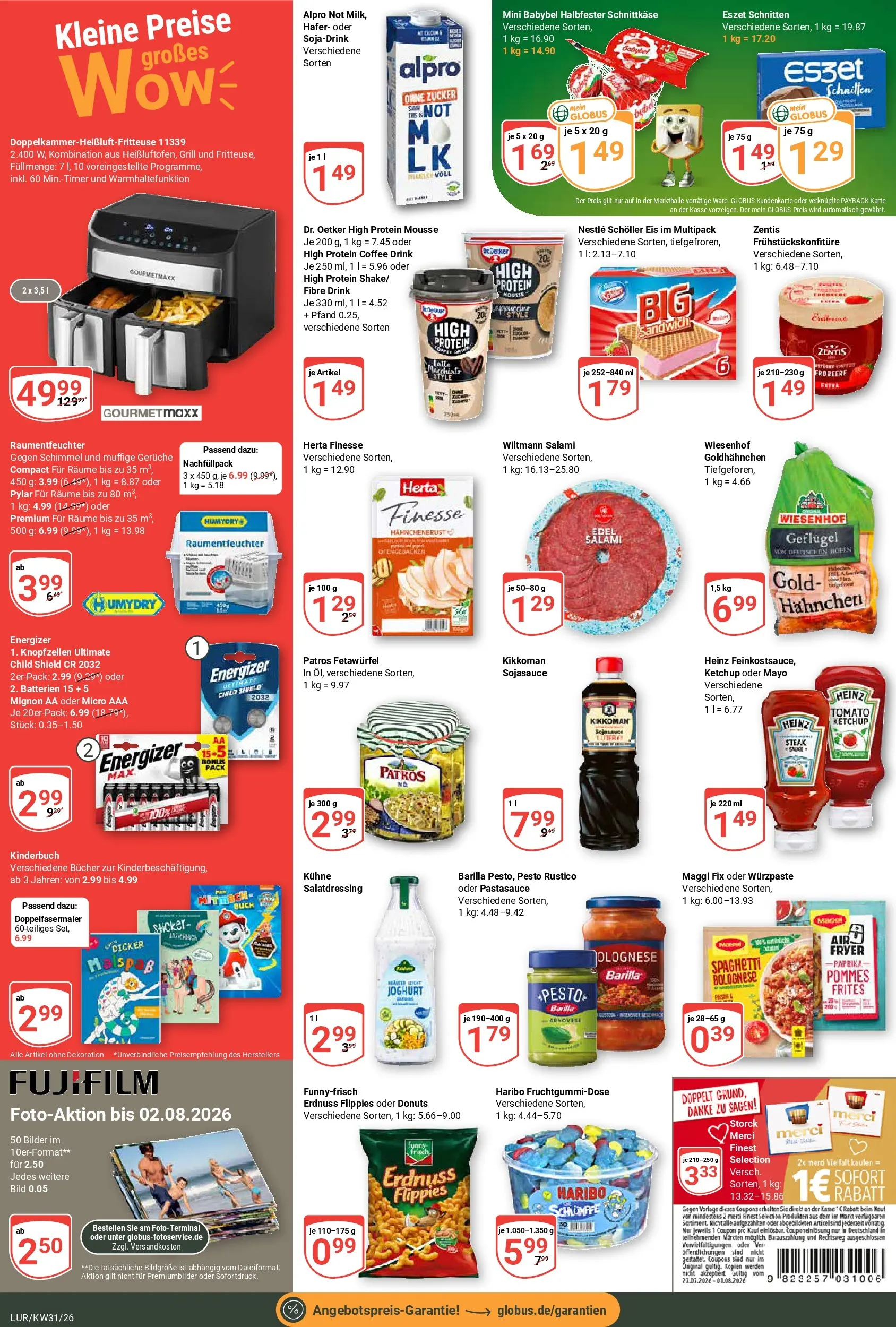Globus Prospekt Hamburg (ab 27.07.2026) » Angebote online | Seite: 3 | Produkte: Grill, Joghurt, Donuts, Bilder