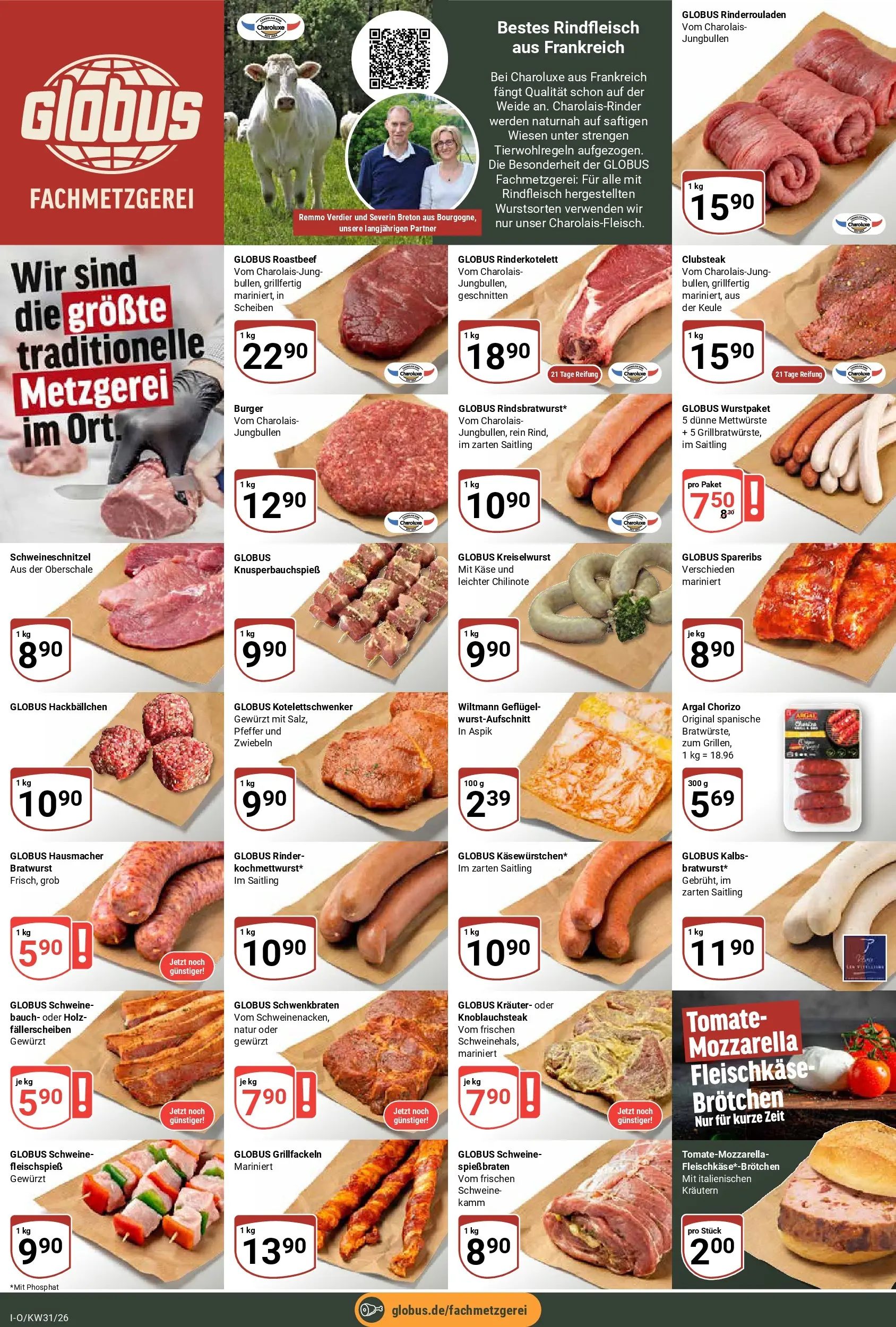 Globus Prospekt Idar-Oberstein (ab 27.07.2026) » Angebote online | Seite: 8 | Produkte: Käse, Burger, Pfeffer, Rindfleisch