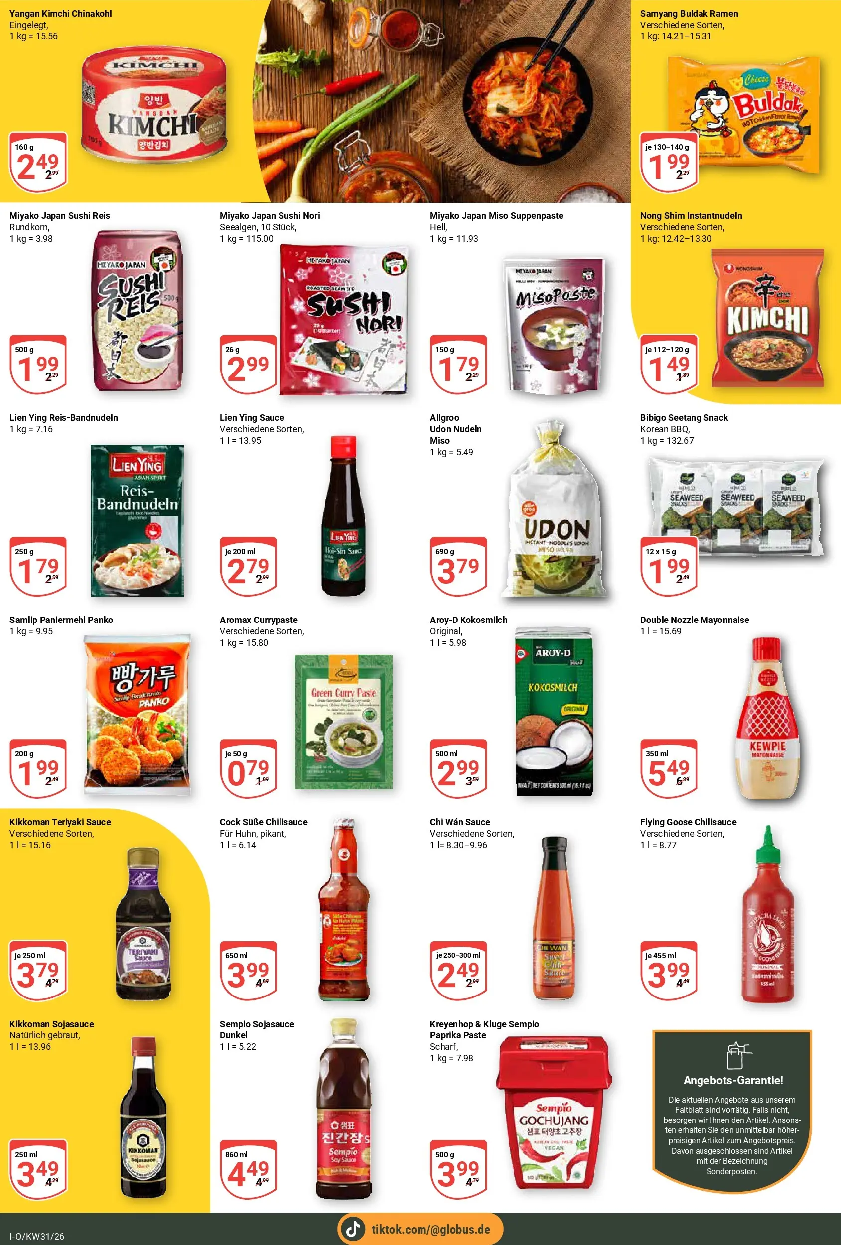 Globus Prospekt Idar-Oberstein (ab 27.07.2026) » Angebote online | Seite: 12 | Produkte: Mayonnaise, Chinakohl, Reis, Nudeln