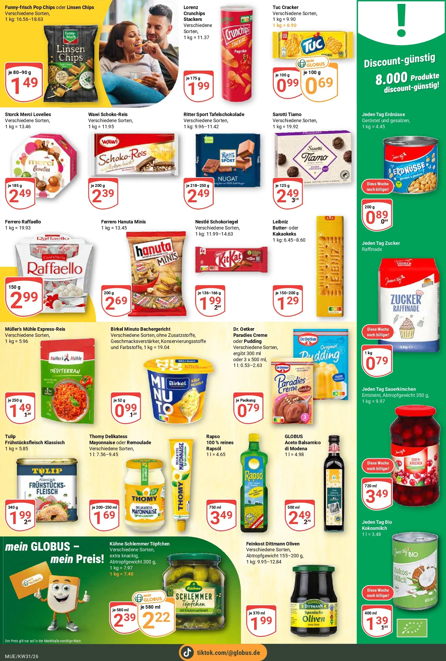 Globus Prospekt Mühldorf (ab 20.07.2026) » Angebote online | Seite: 17 | Produkte: Raffaello, Merci, Balsamico, Paprika