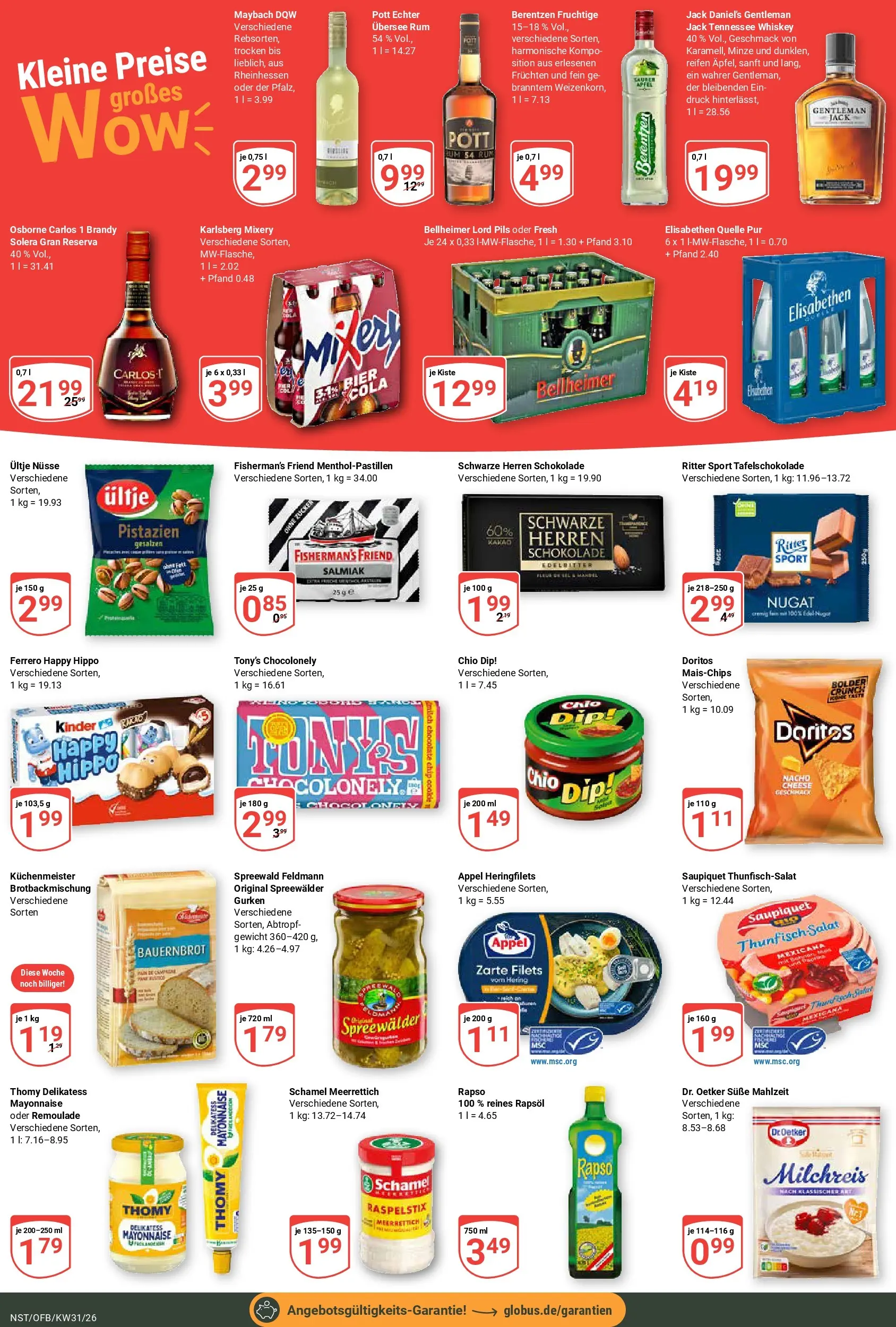 Globus Prospekt Neustadt (ab 27.07.2026) » Angebote online | Seite: 4 | Produkte: Pils, Pistazien, Salat, Berentzen